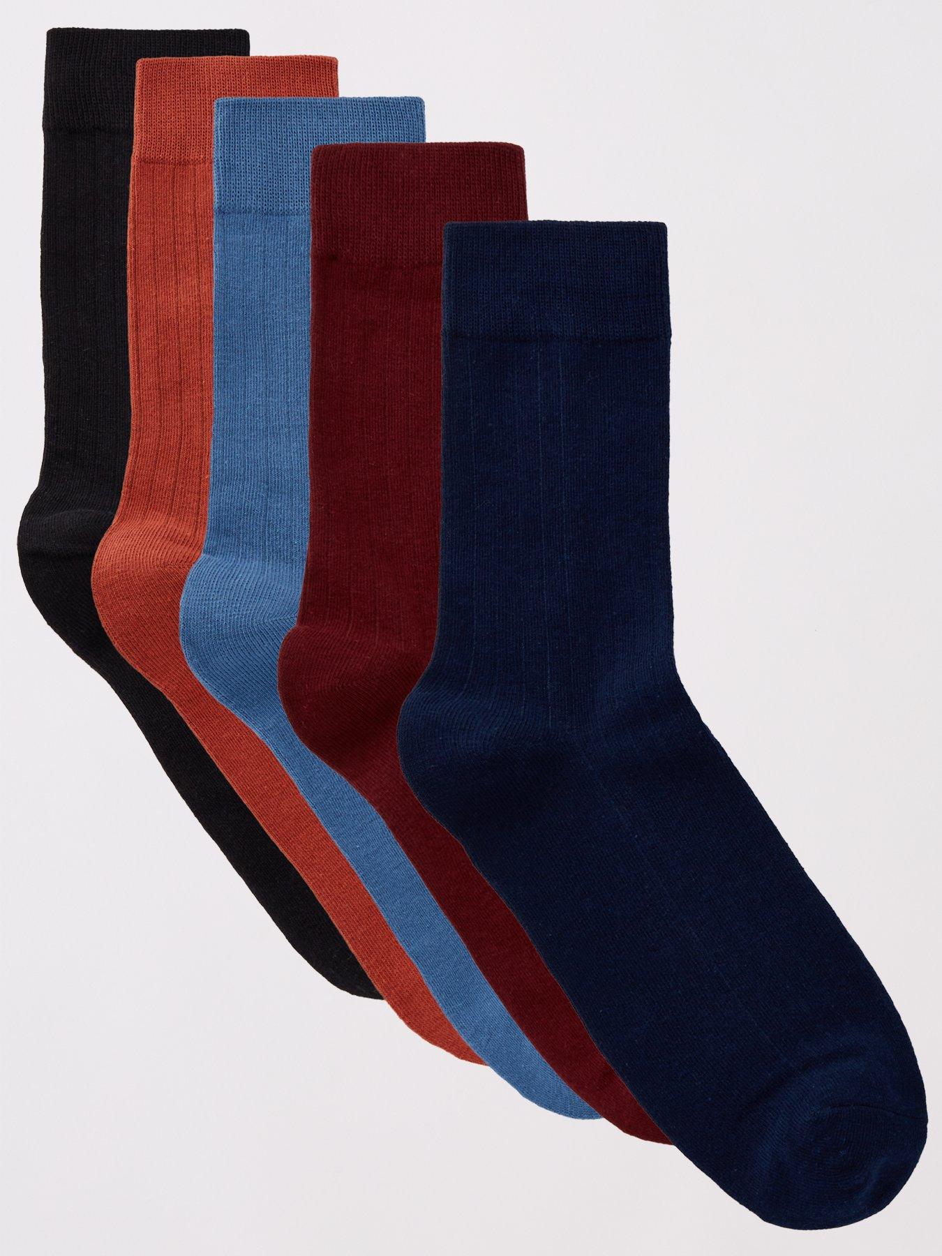 everyday-5-pack-ribbed-socks-multifront