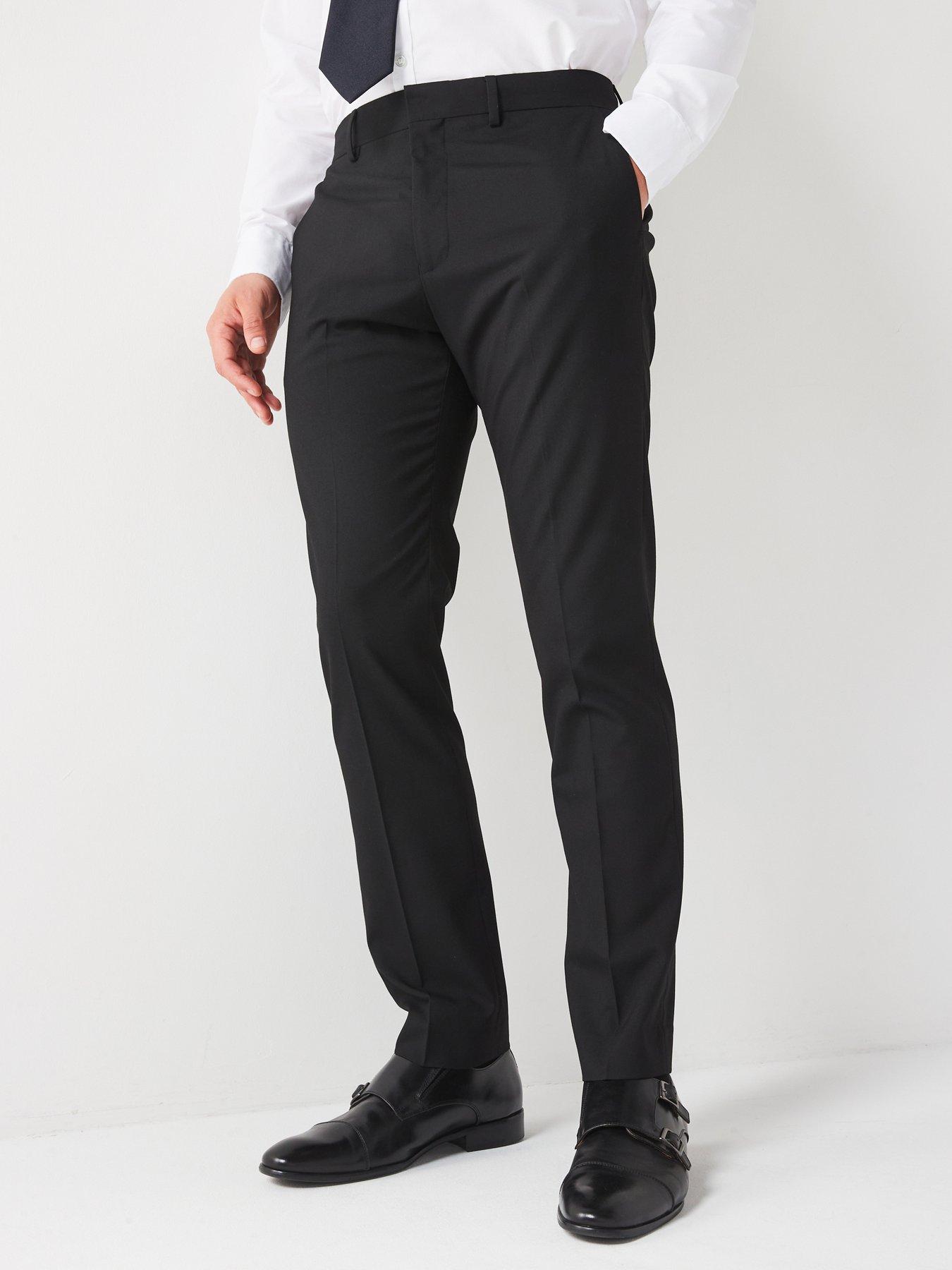 Image 1 of 5 of The Very Collection Slim Suit Trouser - Black