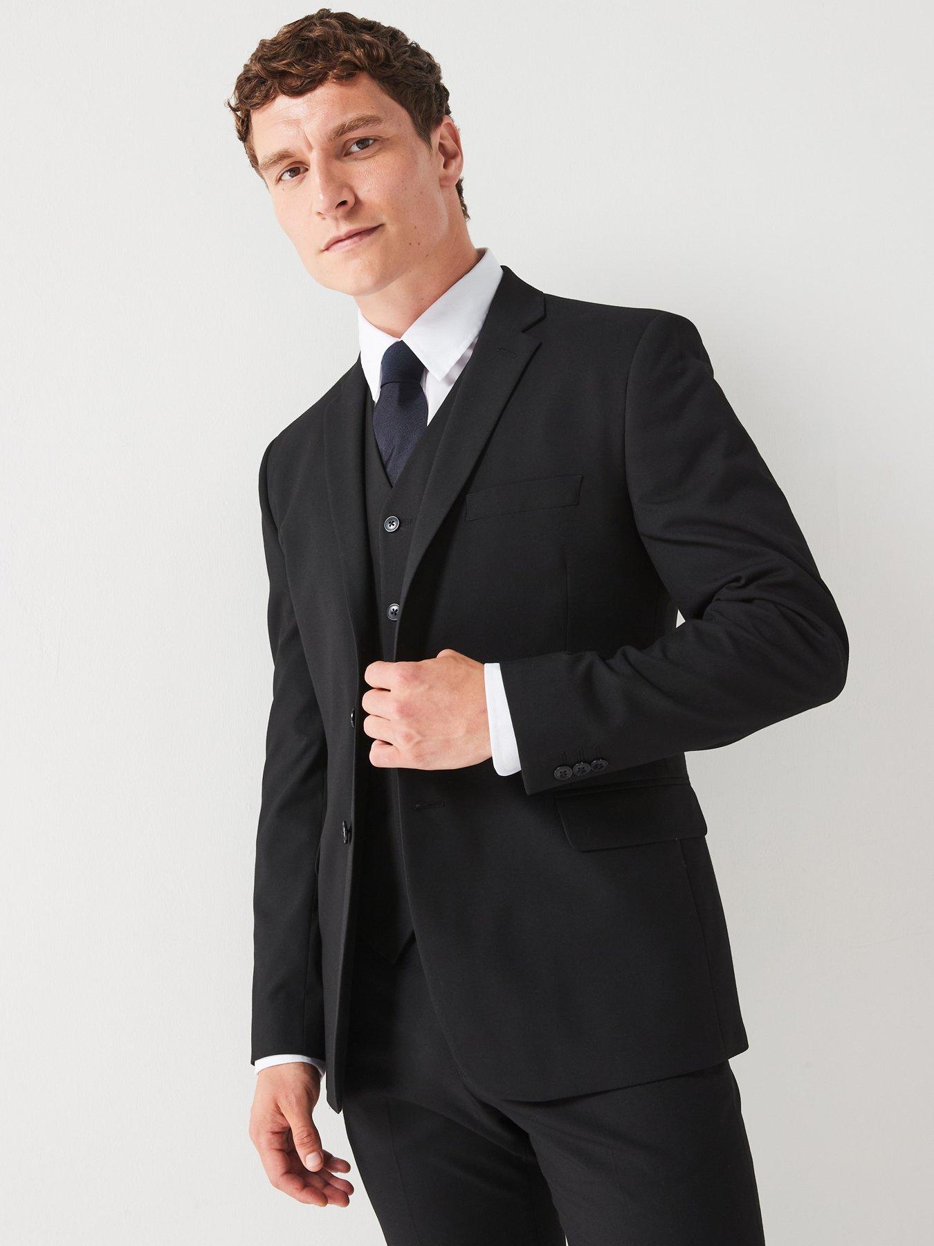 Image 1 of 5 of The Very Collection Slim Suit Jacket - Black