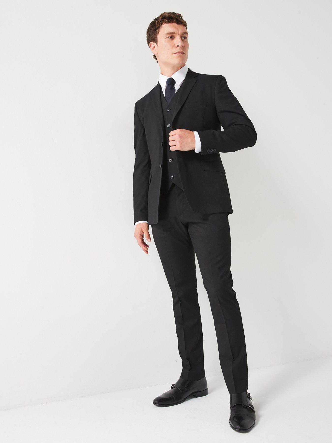 Image 3 of 5 of The Very Collection Slim Suit Jacket - Black