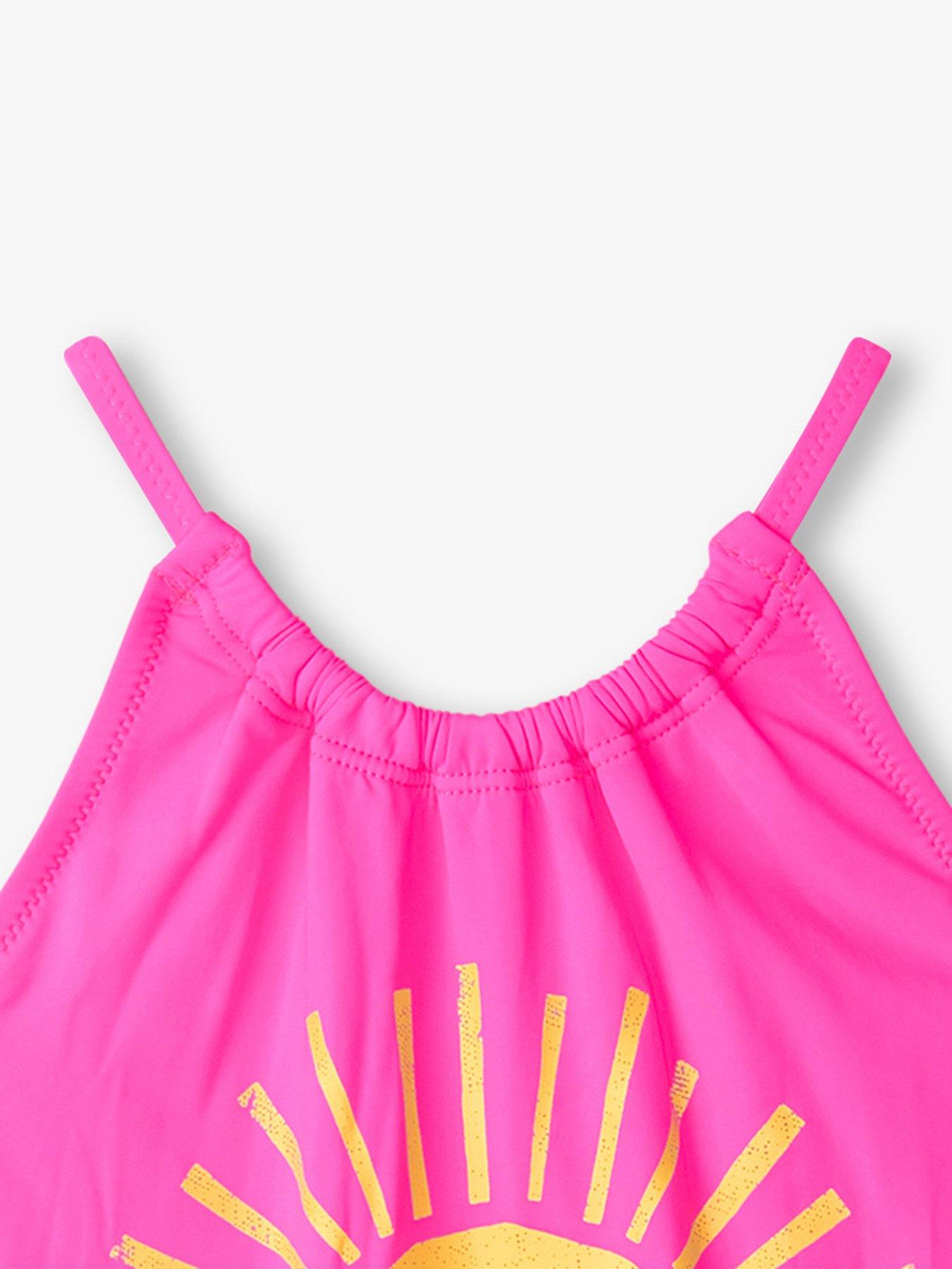 hatley-girls-sunrise-gather-front-swimsuit-neon-pinkoutfit