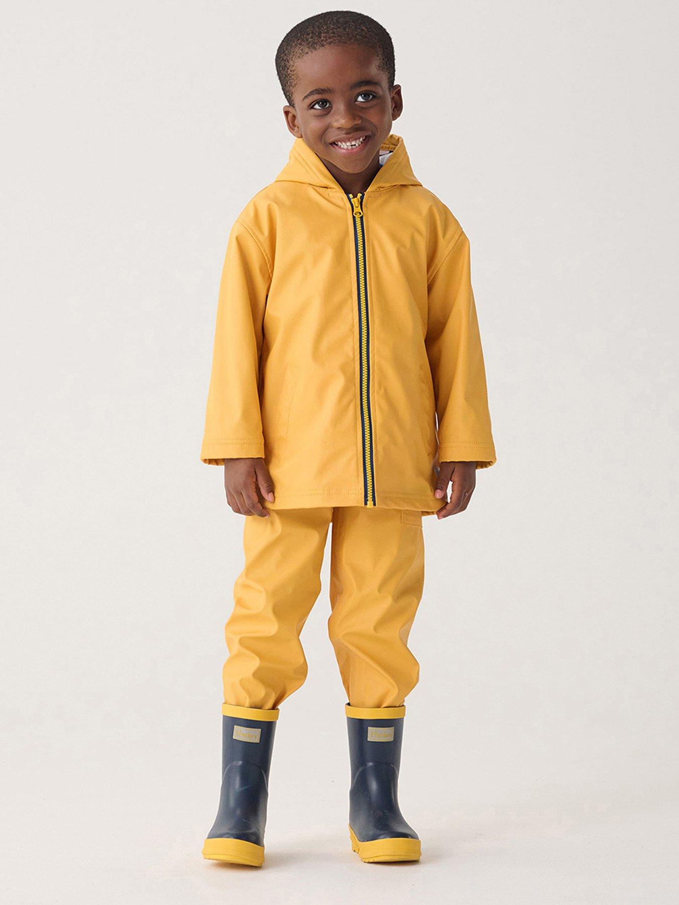 Hatley Boys Zip Up Splash Jacket Yellow Very Ireland