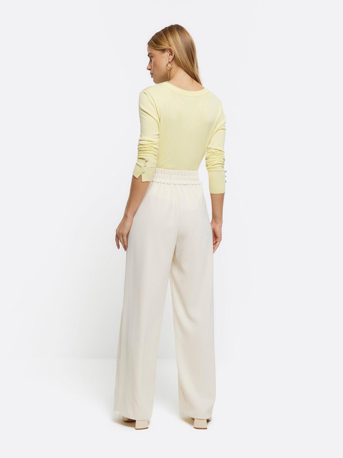 river-island-pleatednbspwide-leg-trouser-creamstillFront