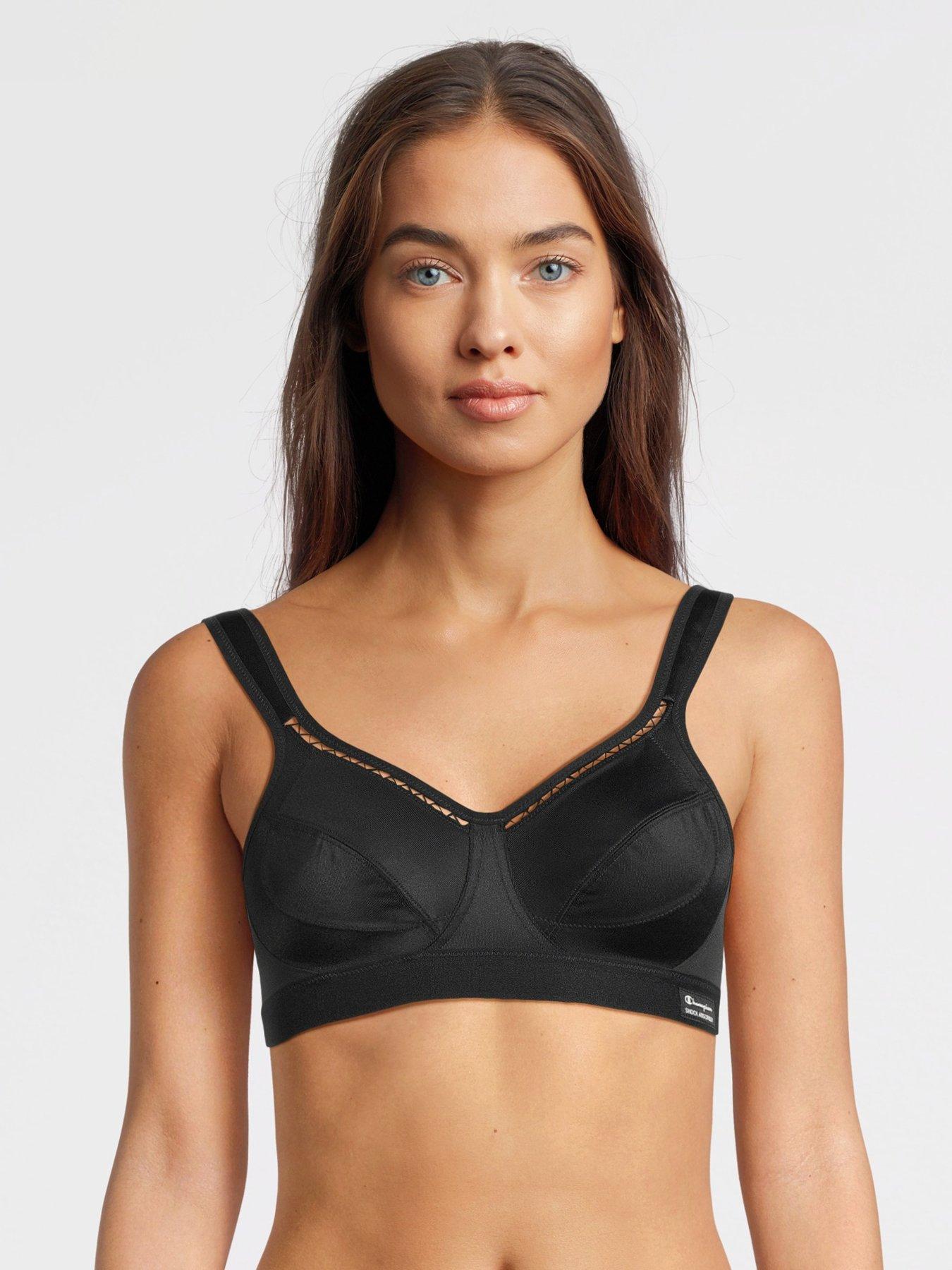 Shock Absorber Womens Active Classic Sports Bra - Black