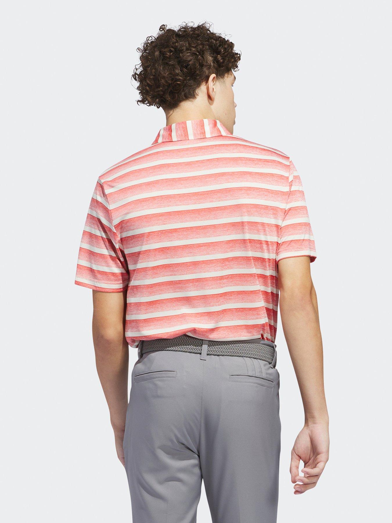 adidas-mens-golf-two-color-stripe-polo-scarlett-multistillFront