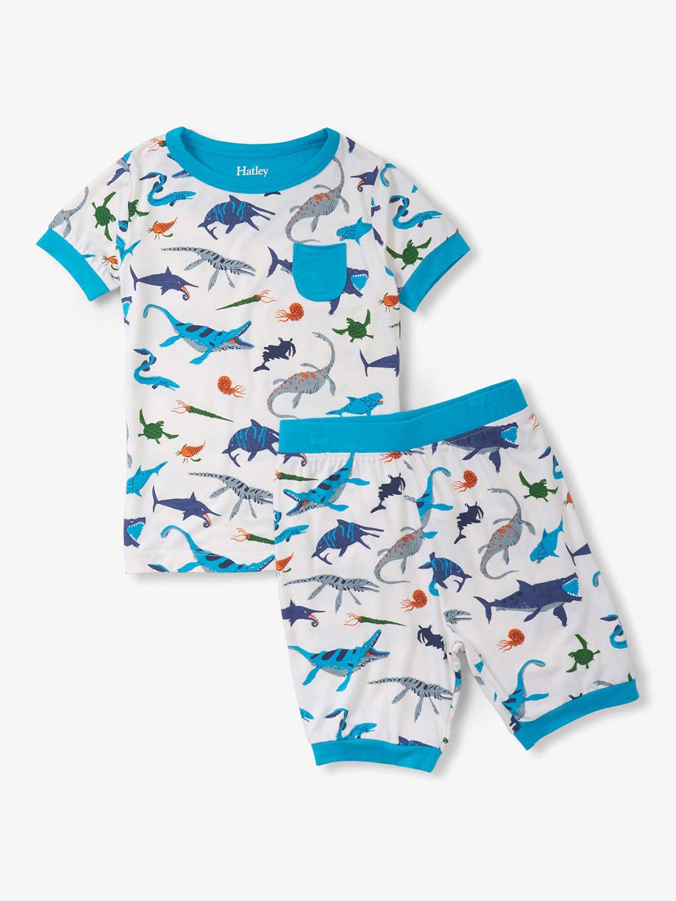 hatley-boys-prehistoric-marine-short-pyjama-set-white