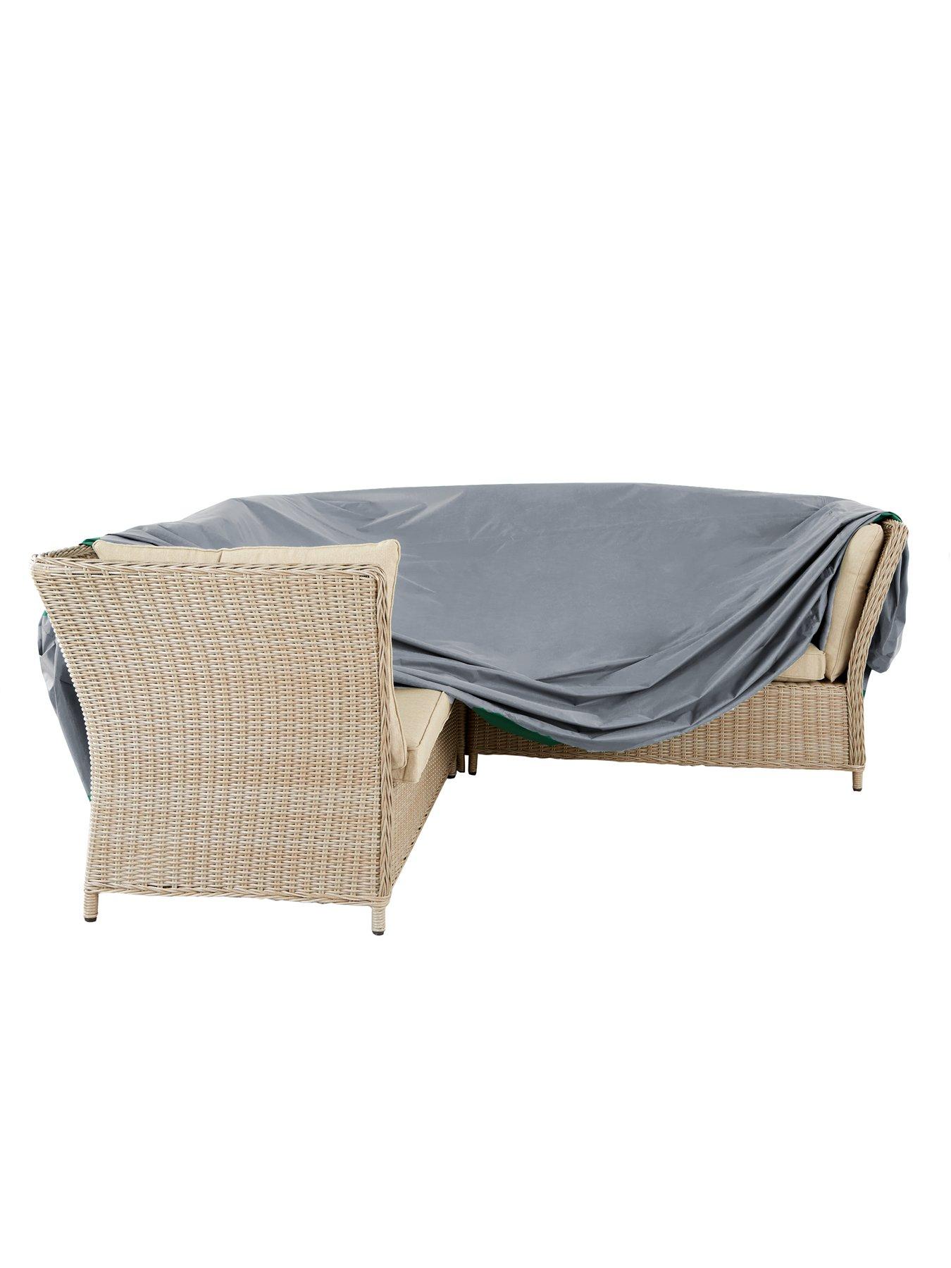 Image 2 of 4 of The Very Collection Rattan Corner Dining Set Cover