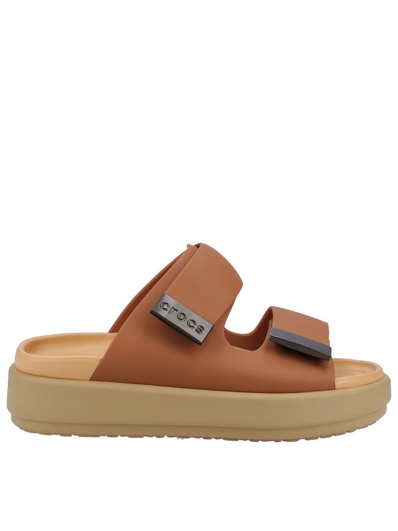 crocs-crocs-brooklyn-luxe-x-strap-tan