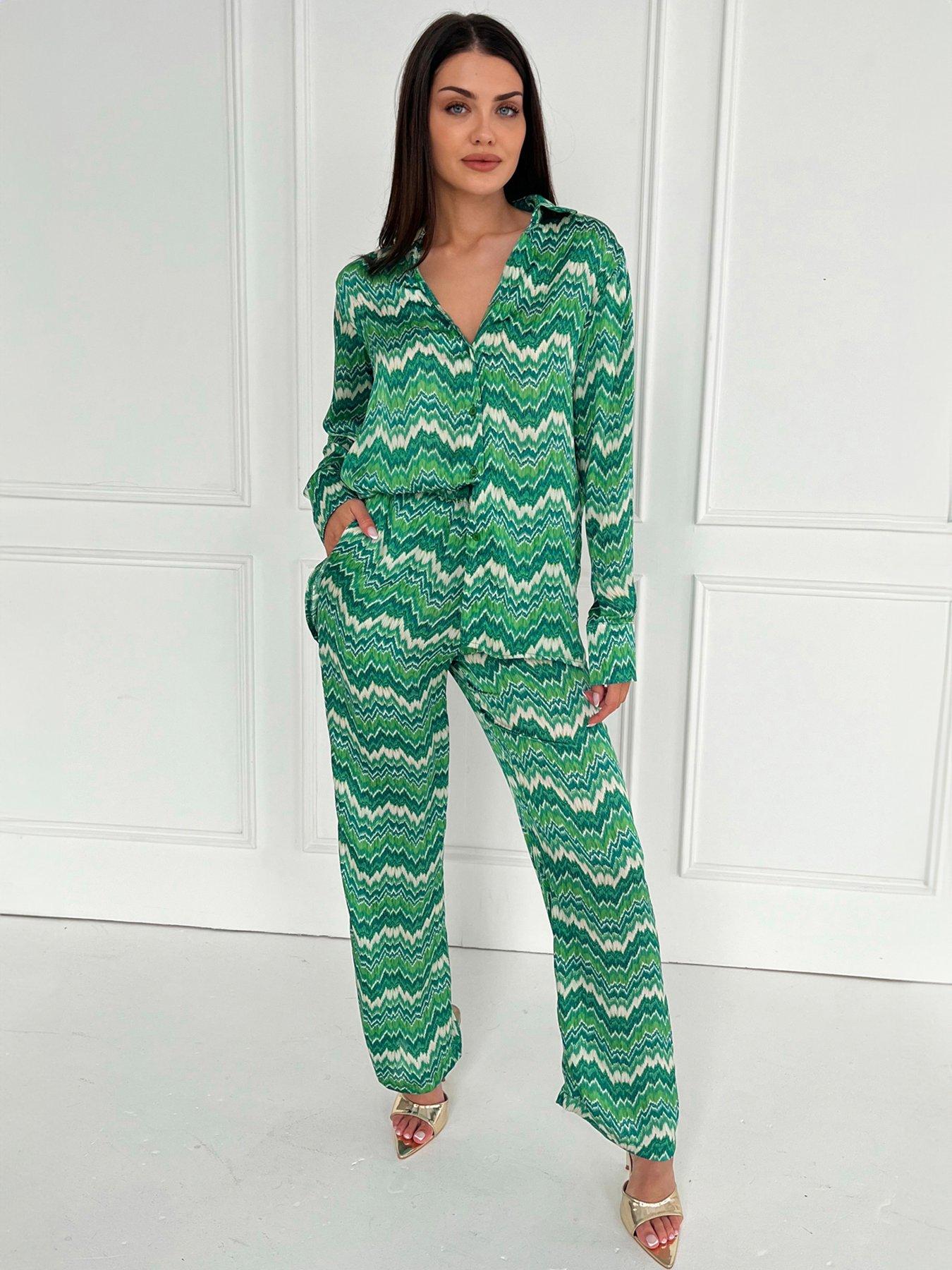 ax-paris-abstract-printed-trousers-greenfront