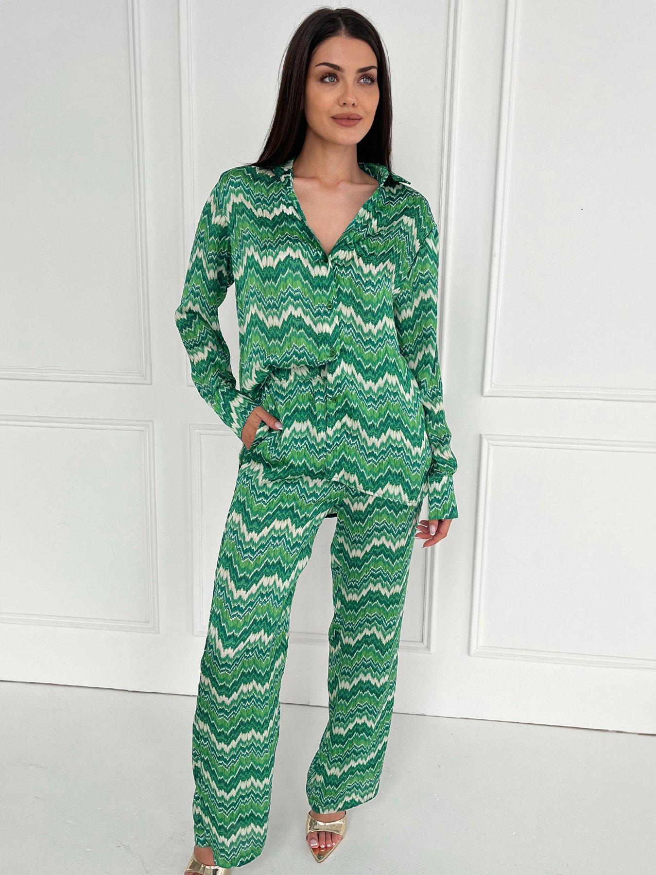 ax-paris-abstract-printed-trousers-greenoutfit