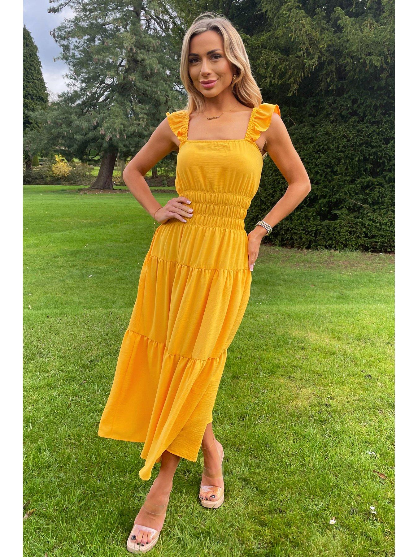 ax-paris-ax-paris-yellow-frill-strap-tiered-midi-dressoutfit