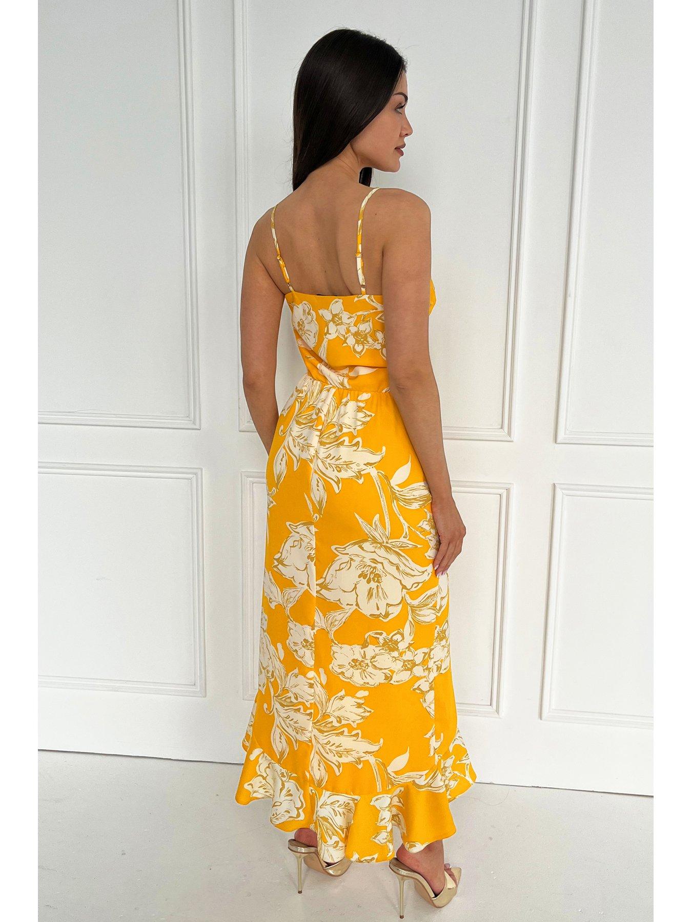 ax-paris-floral-printed-strappy-high-low-frill-hem-midi-dress-yellowstillFront