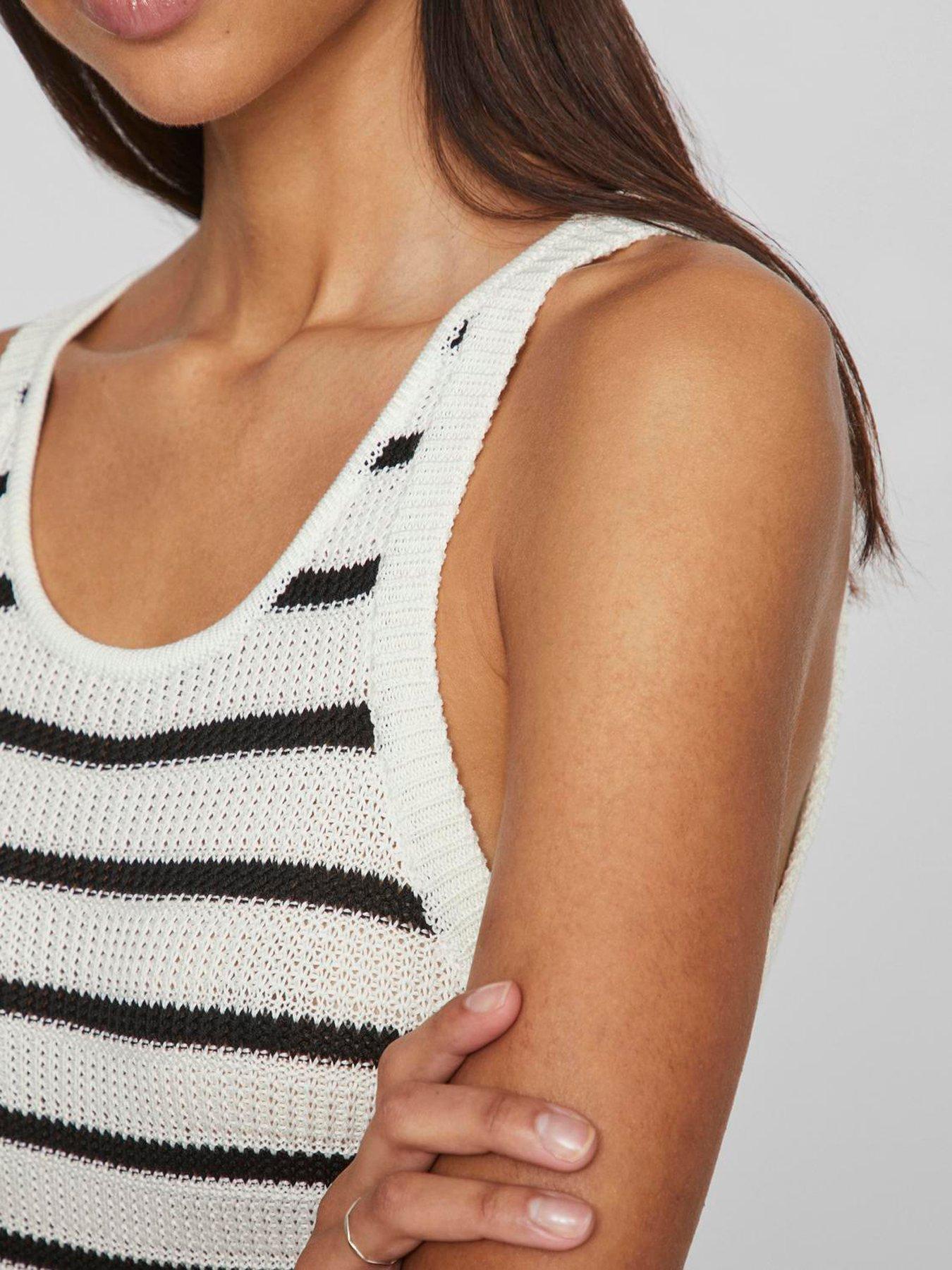 vila-stripe-bodycon-maxi-dress-creamdetail