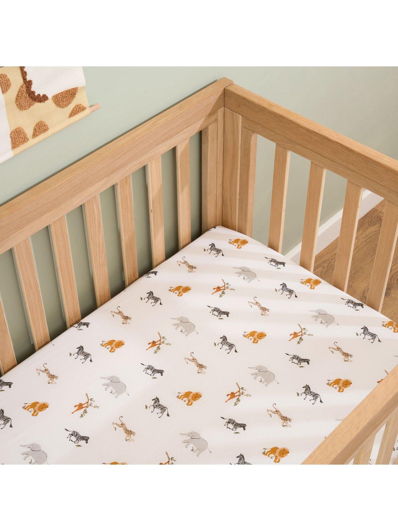 clair-de-lune-jungle-dream-2-pack-fitted-cotton-cot-bed-sheets-140-x-70-cm