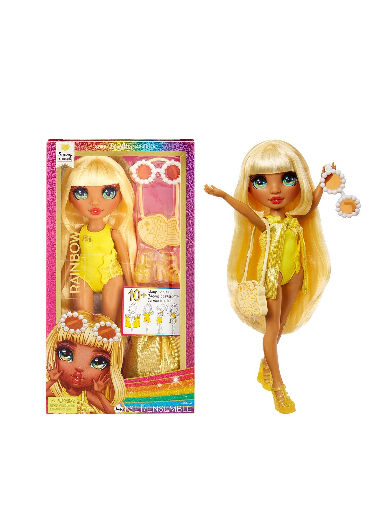 Image 1 of 7 of Rainbow High Rainbow High Swim &amp; Style Doll - Sunny (Yellow)