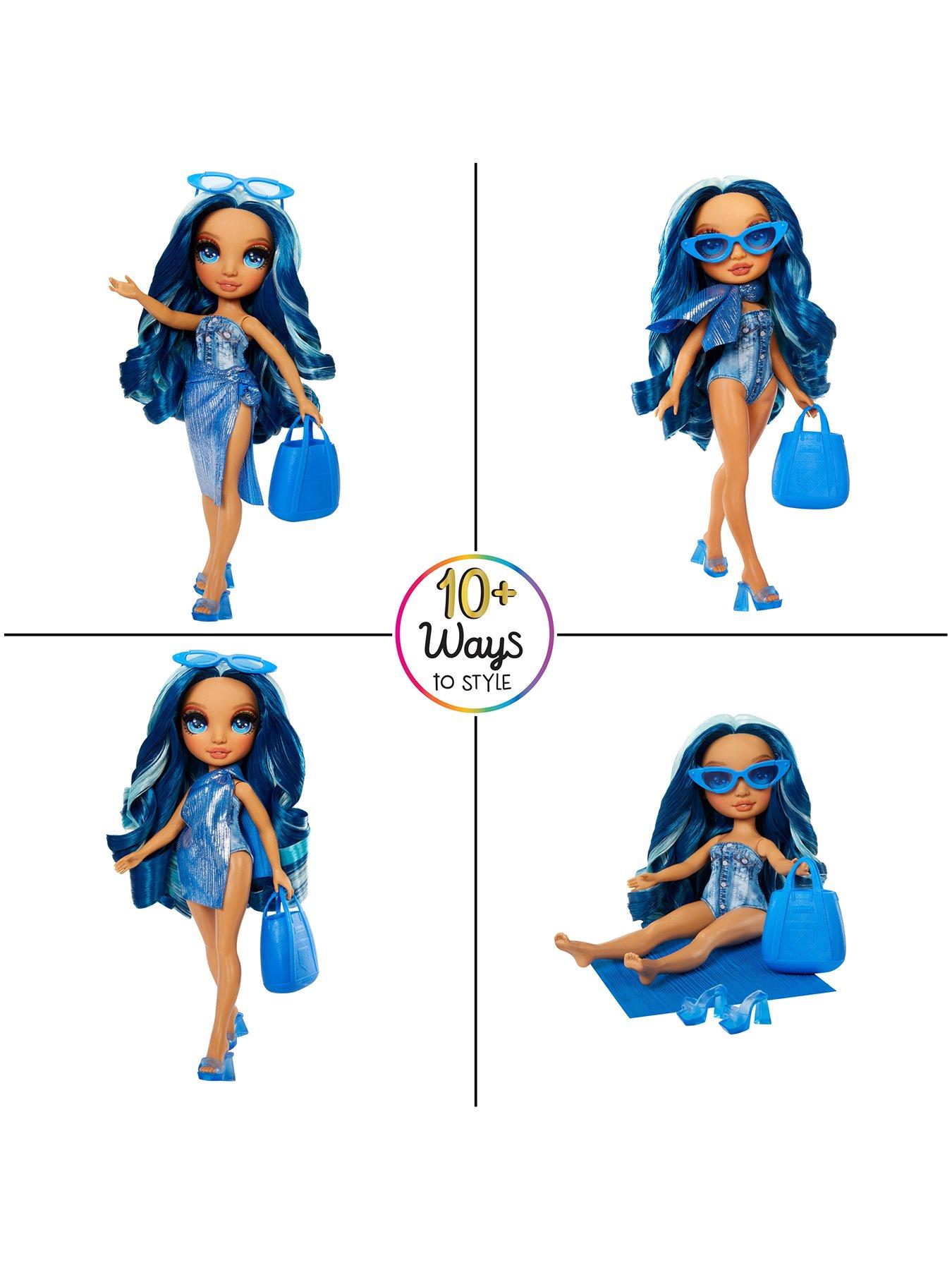 Image 4 of 7 of Rainbow High Rainbow High Swim &amp; Style Doll - Skyler (Blue)