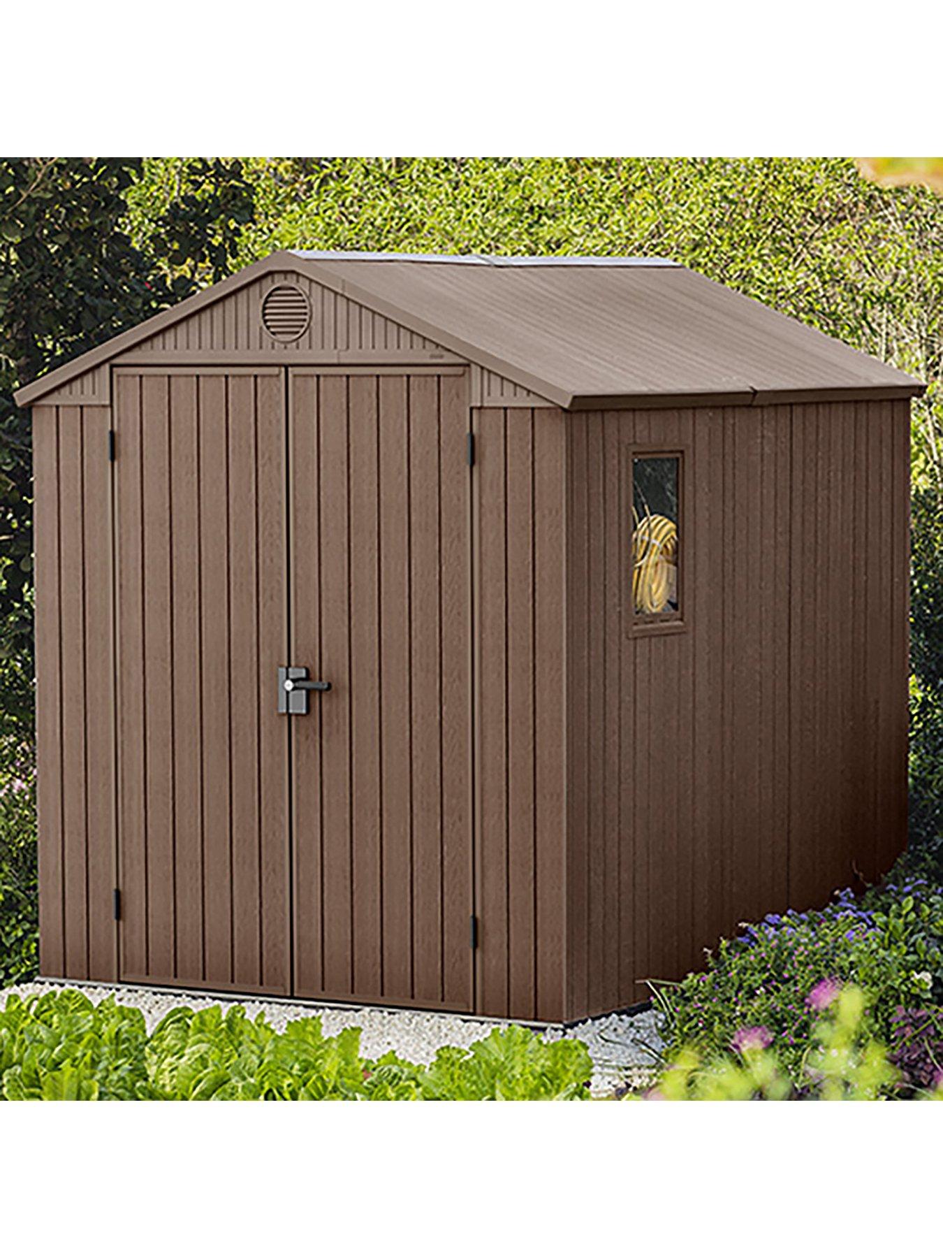Keter Darwin 6x8ft Shed - Brown