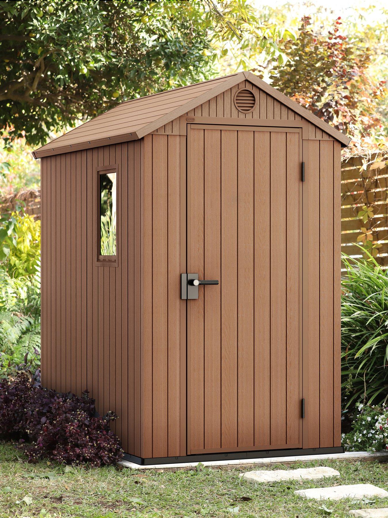 undefined Darwin 4x6ft Shed - Brown