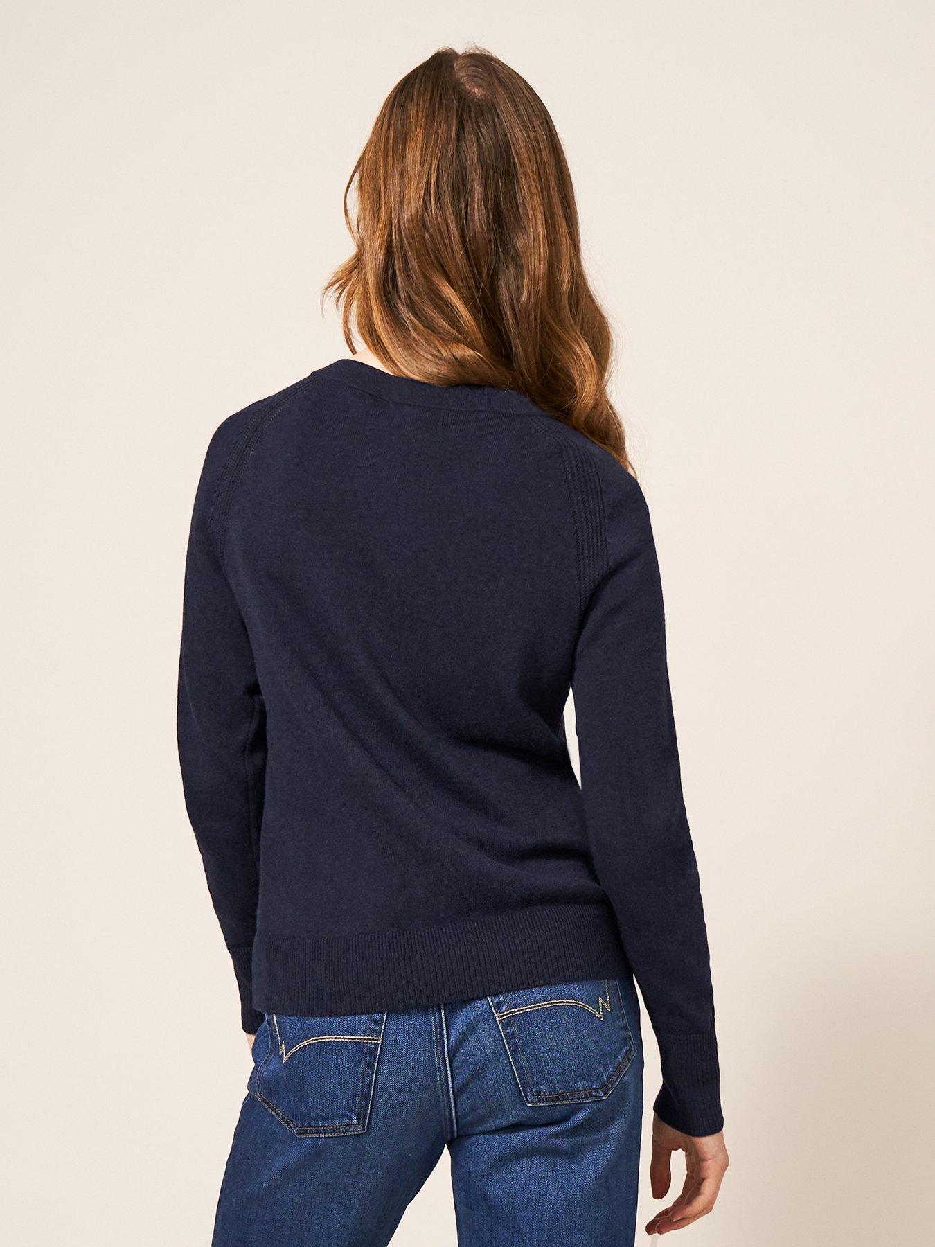 Image 2 of 6 of White Stuff Lulu Cardigan - Navy
