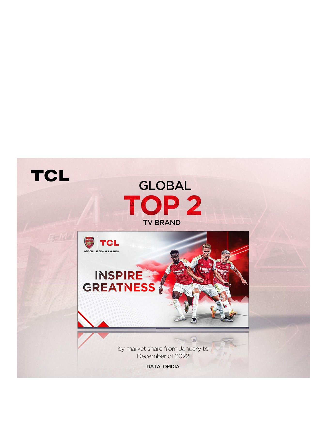 Image 2 of 8 of TCL 85C645K, 85 inch, 4K Ultra HD HDR, QLED Smart TV with Google Assistant &amp; Dolby Atmos