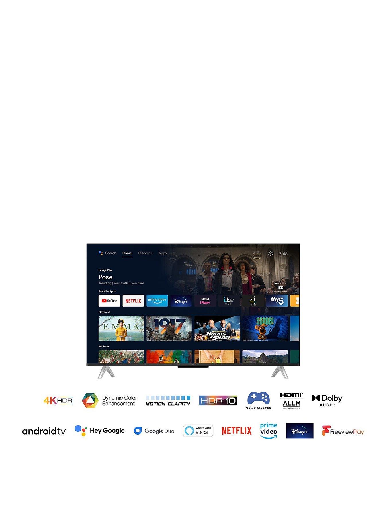 Image 3 of 7 of TCL 55P638K, 55-inch, 4K UHD HDR, Frameless Android TV