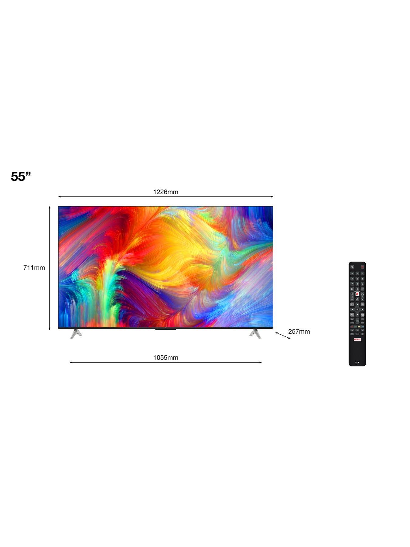 Image 5 of 7 of TCL 55P638K, 55-inch, 4K UHD HDR, Frameless Android TV