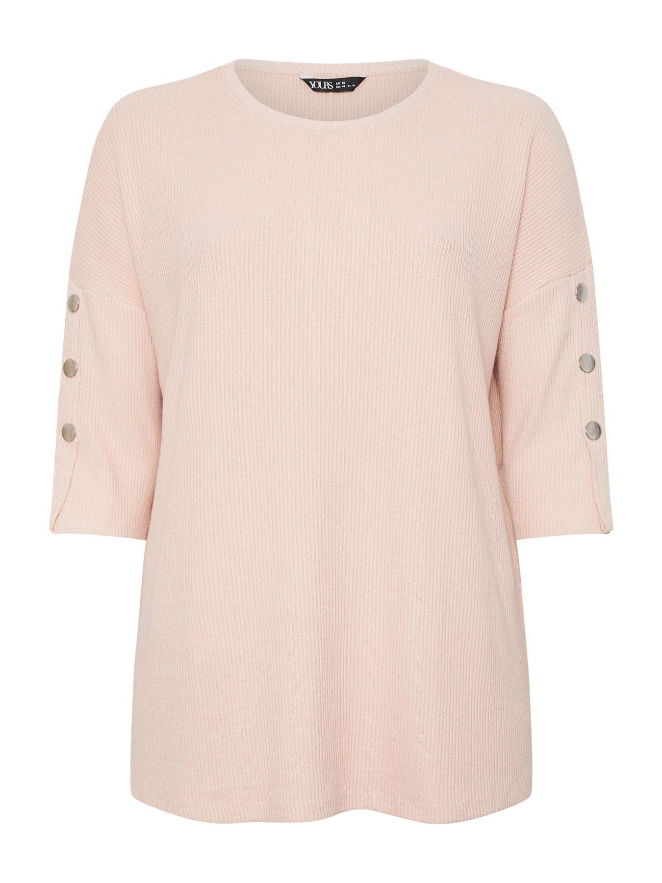 yours-curve-soft-touch-rib-snap-button-sleeve-jumperdetail