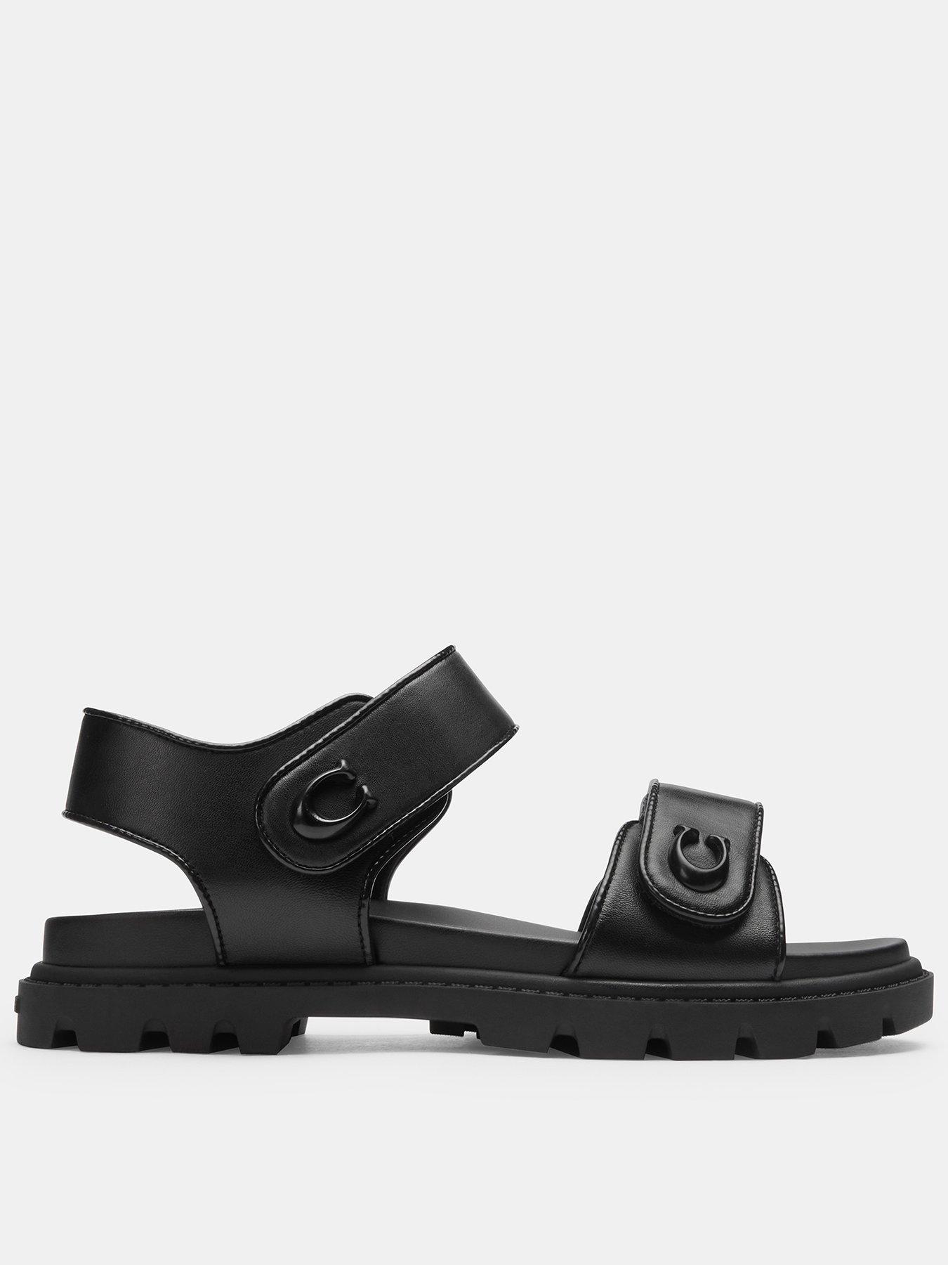 COACH Brynn Leather Sandal
