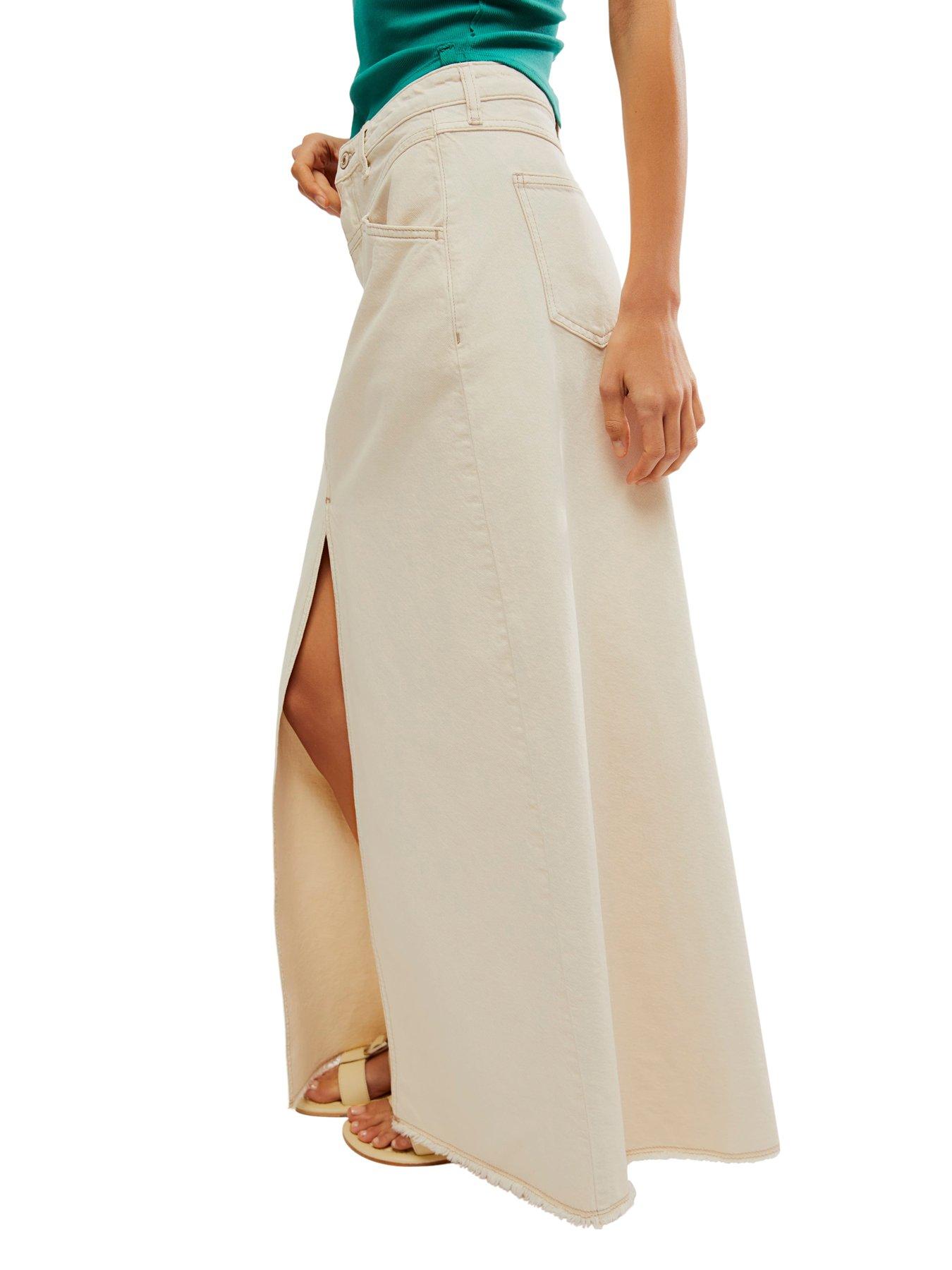 free-people-come-as-you-are-denim-maxi-skirt-whiteoutfit