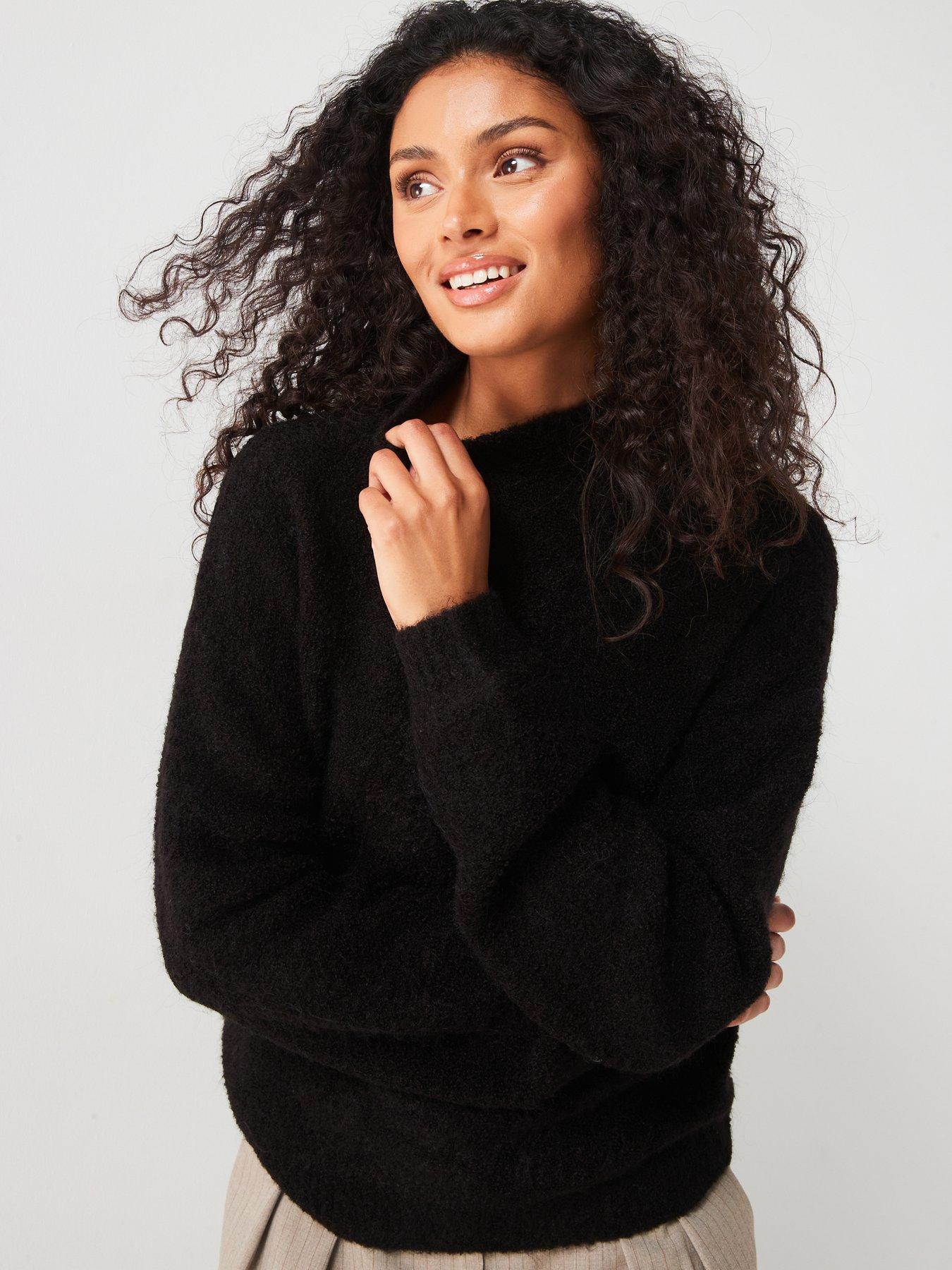 v-by-very-funnel-neck-balloon-sleeve-jumper-with-woolnbsp-blackdetail