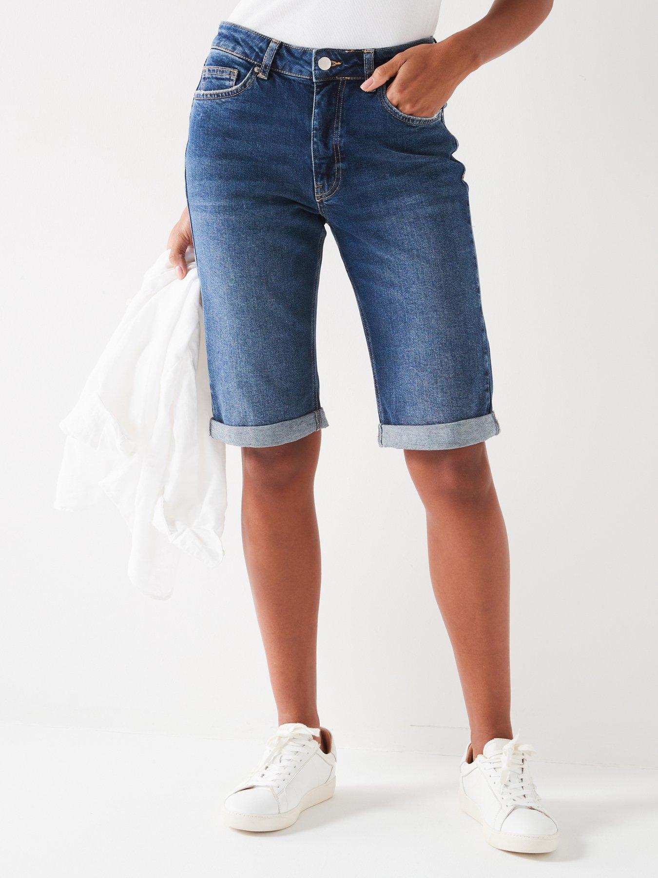 v-by-very-taylor-boyfriend-denim-shorts-dark-wash