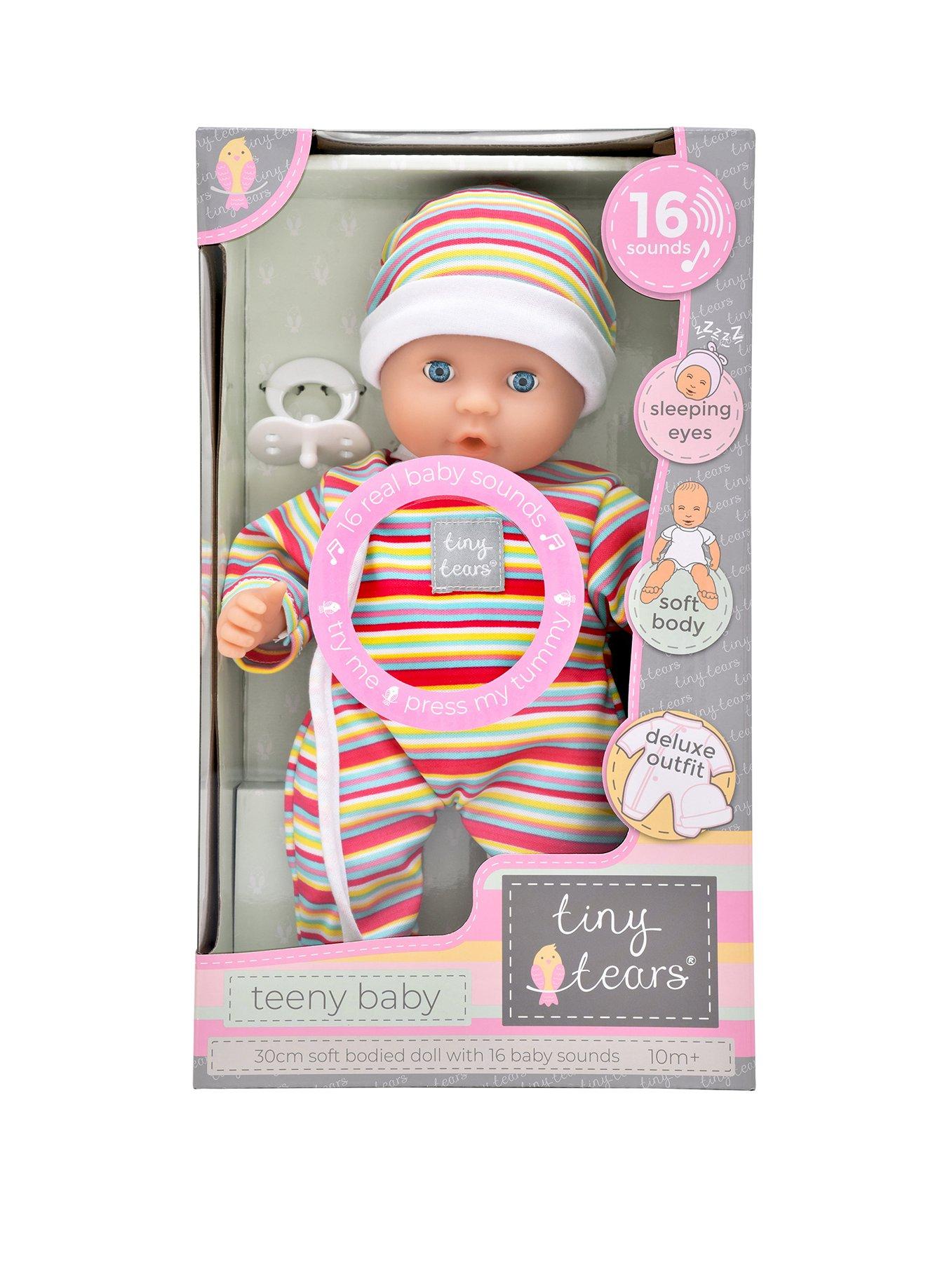 Teeny Tiny Tears Baby with 16 Sounds 12 Inch