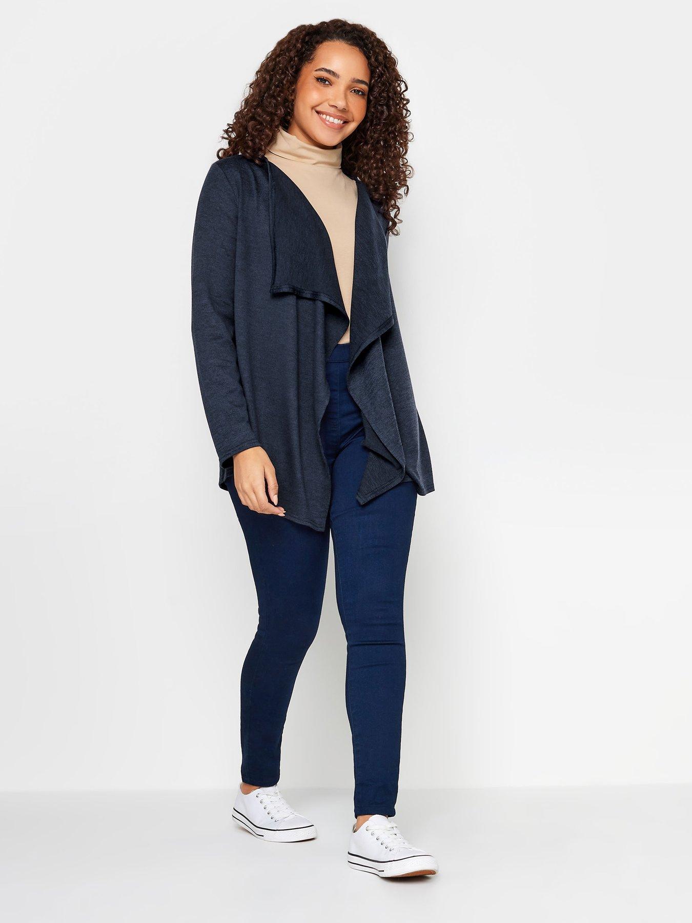 Navy hot sale waterfall cardigan