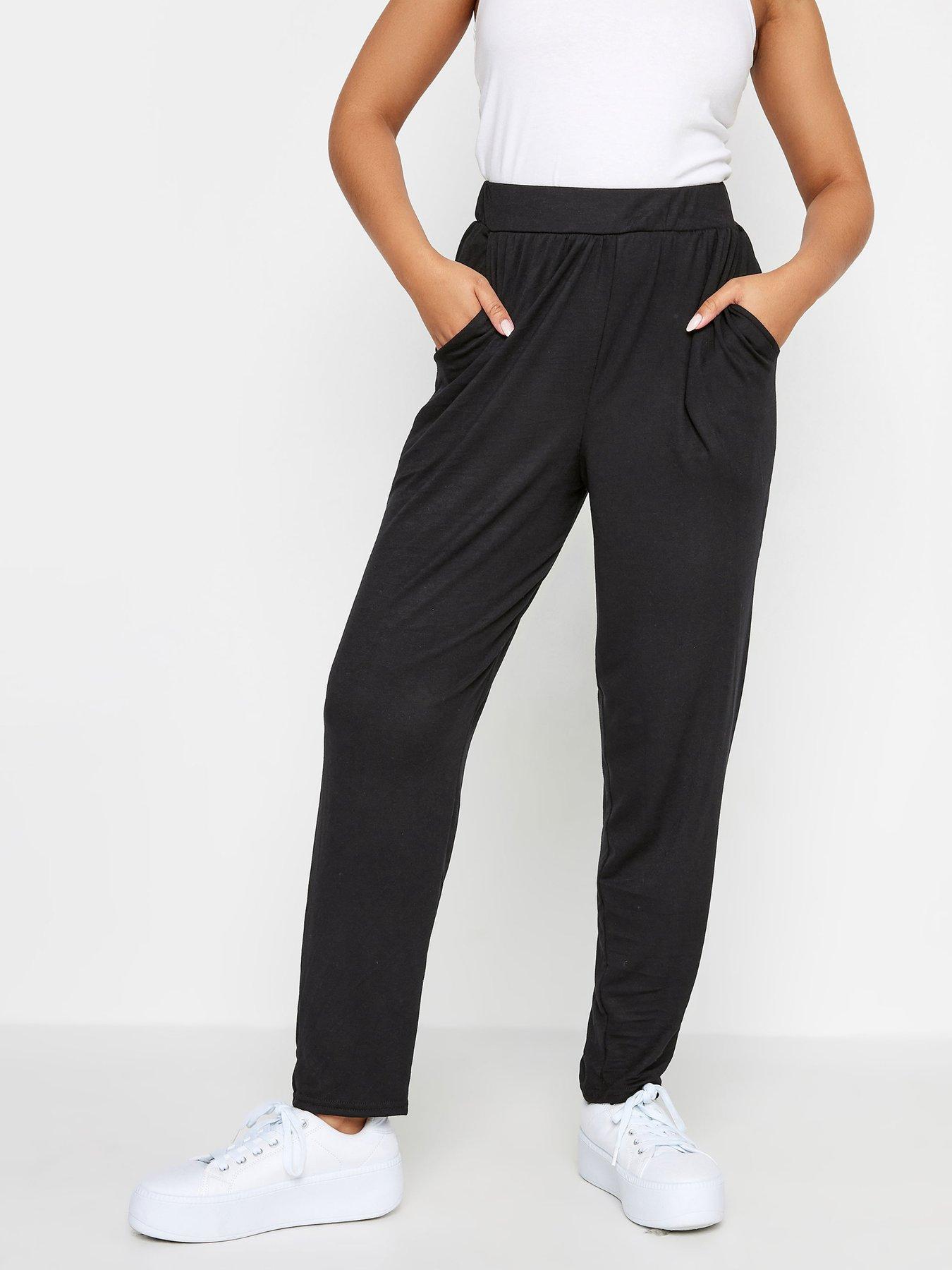 mco-petite-hareem-jersey-trouser-black