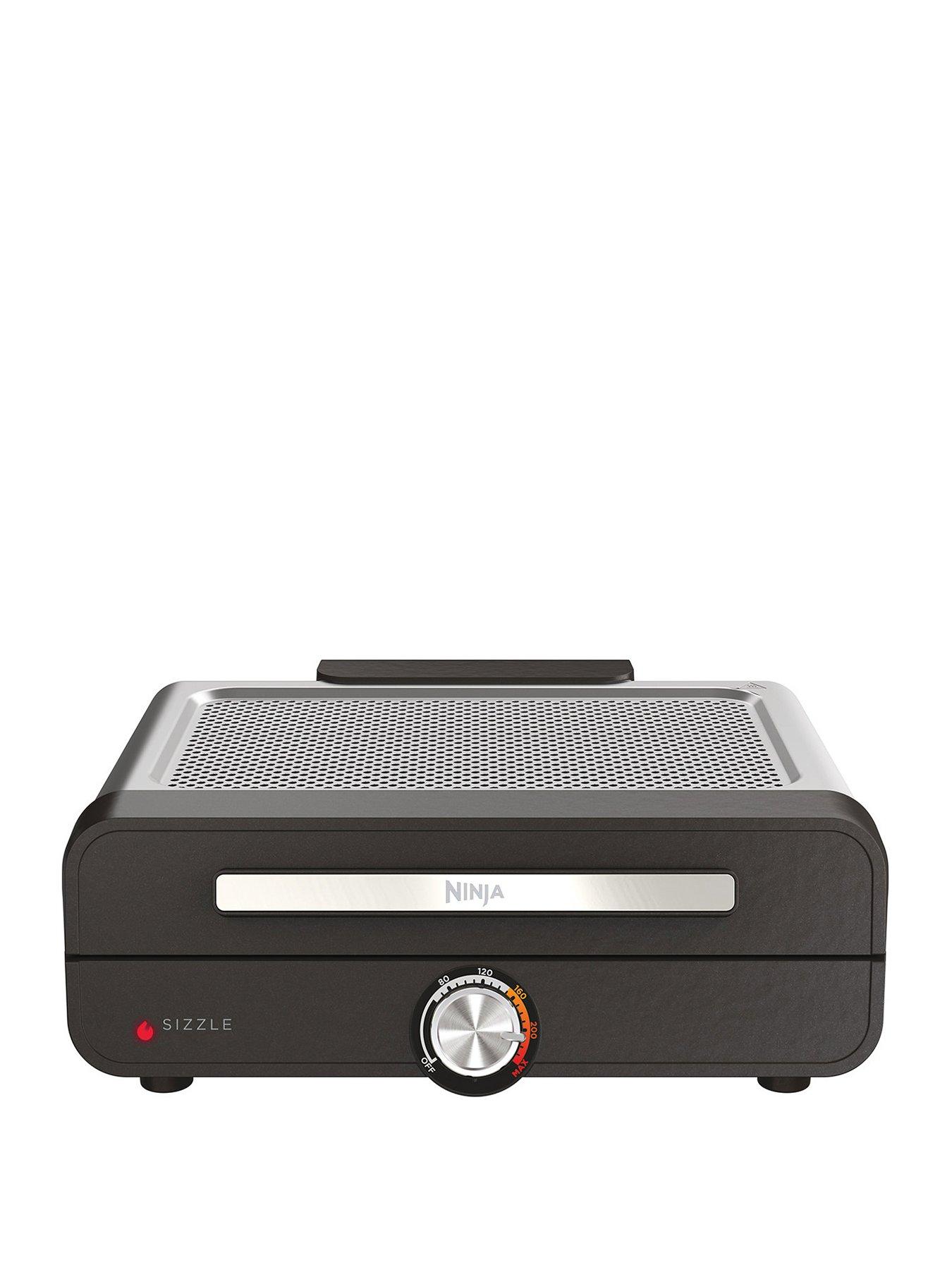 NINJA Ninja Sizzle Low Smoke Indoor Grill  &  Flat Plate GR101UK
