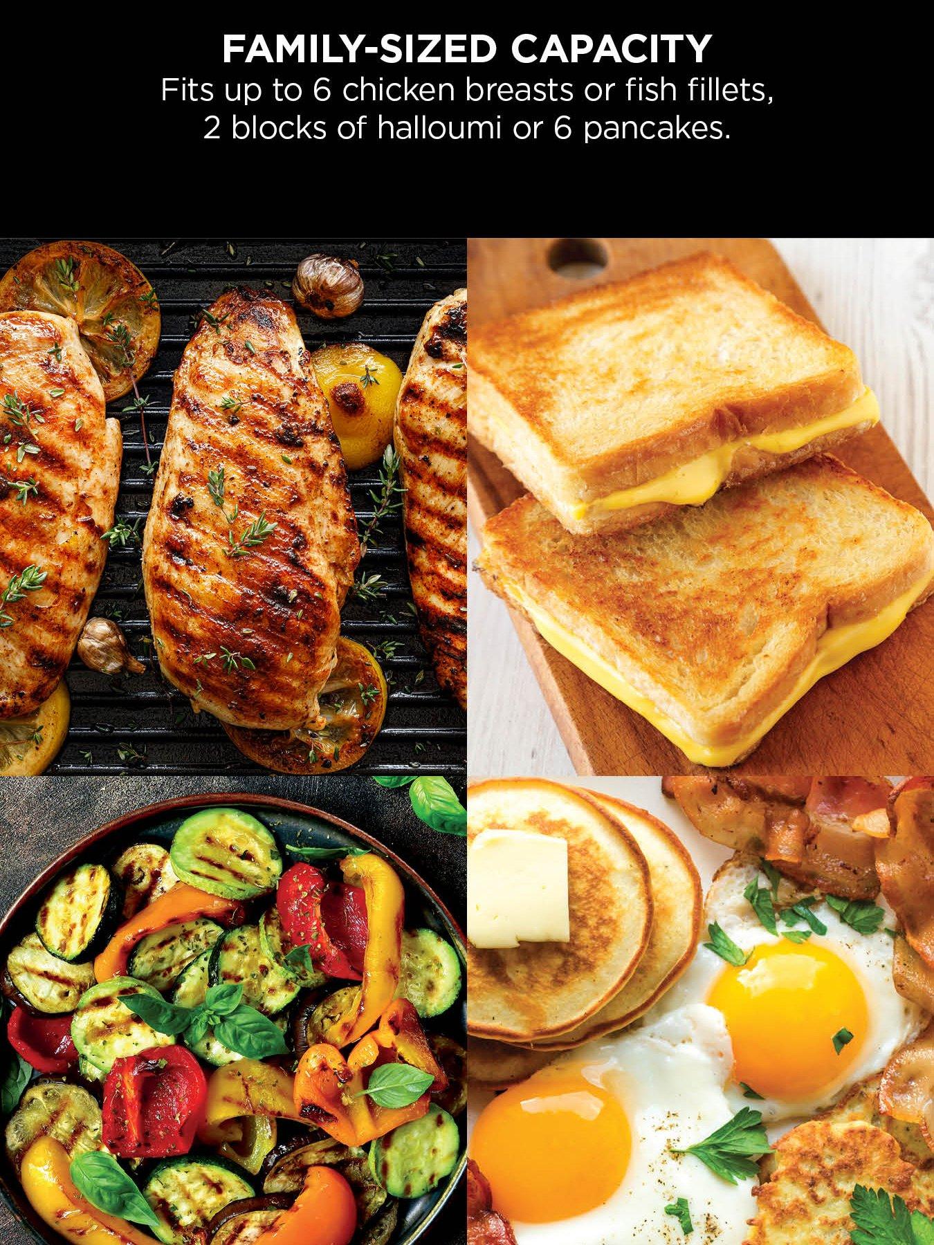 Image 5 of 7 of NINJA Ninja Sizzle Low Smoke Indoor Grill &amp; Flat Plate GR101UK