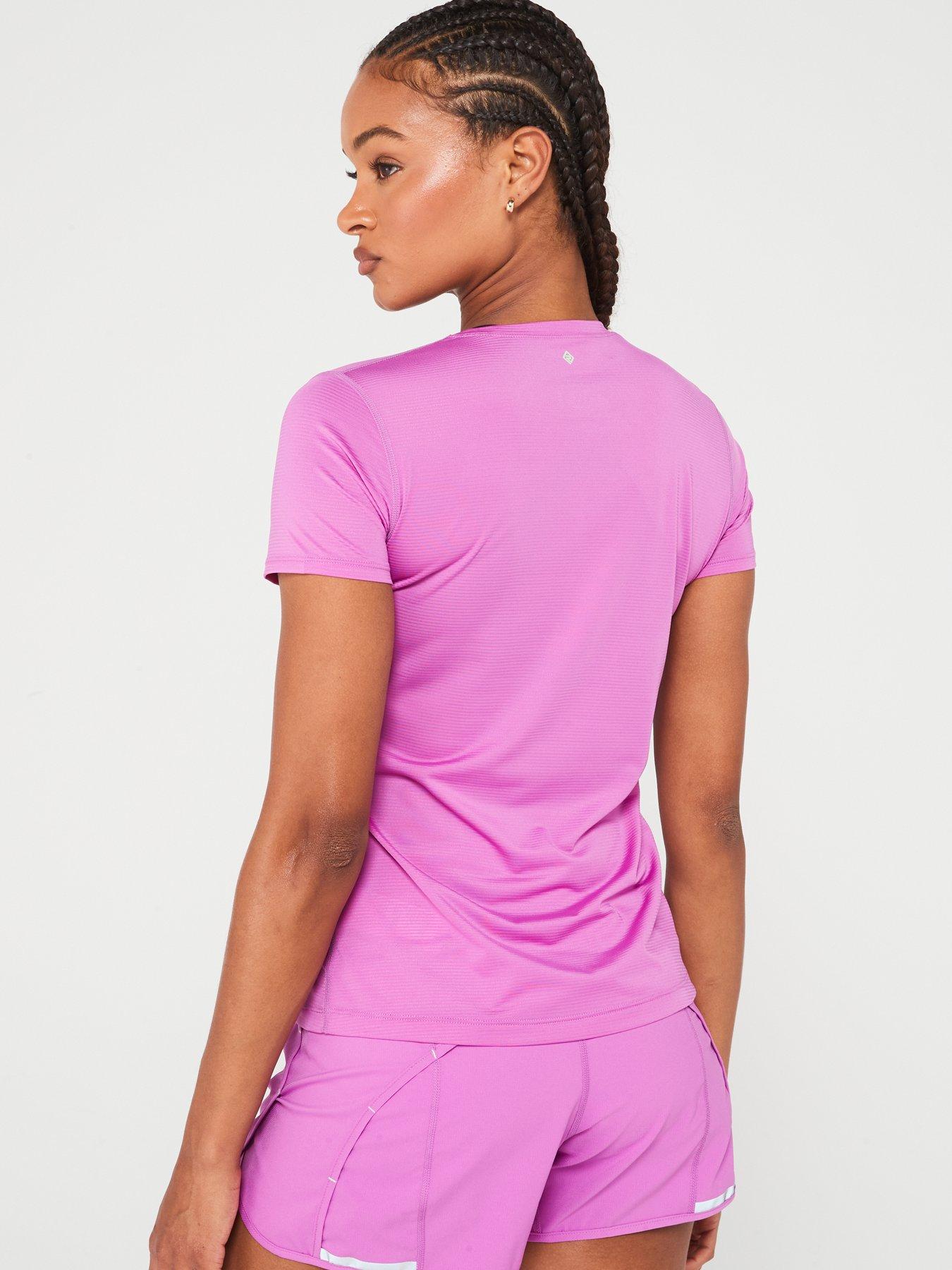 ronhill-womens-running-tech-tee-pinkstillFront