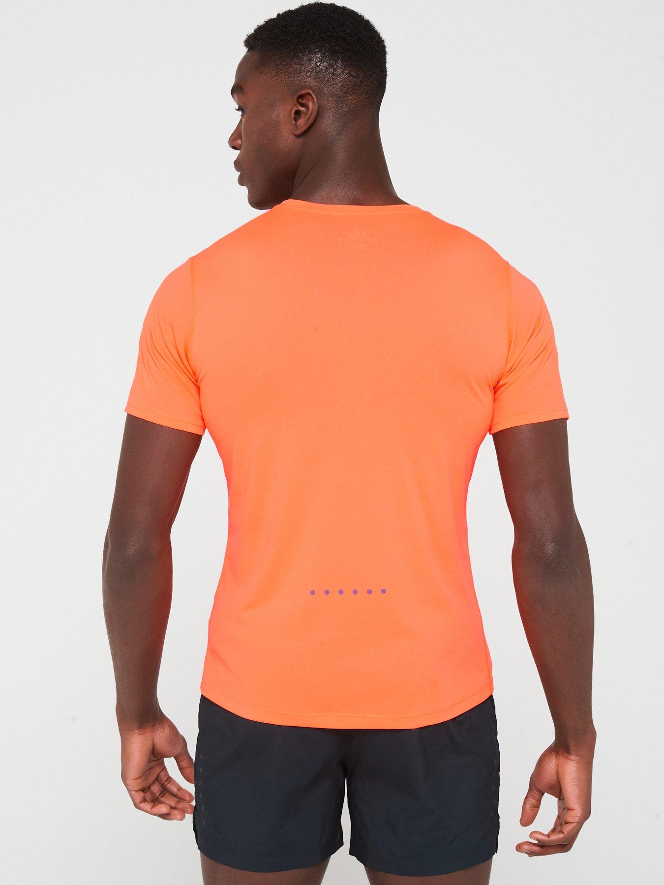 ronhill-mens-core-running-short-sleeved-tee--orangestillFront