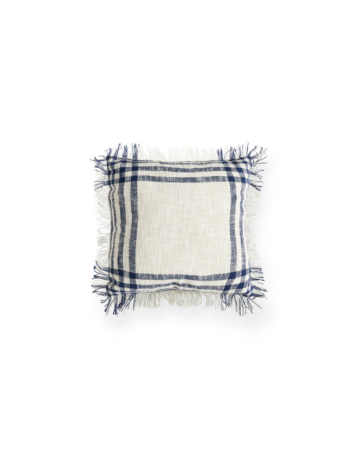 Image 5 of 6 of The Very Collection Tula Check Cushion