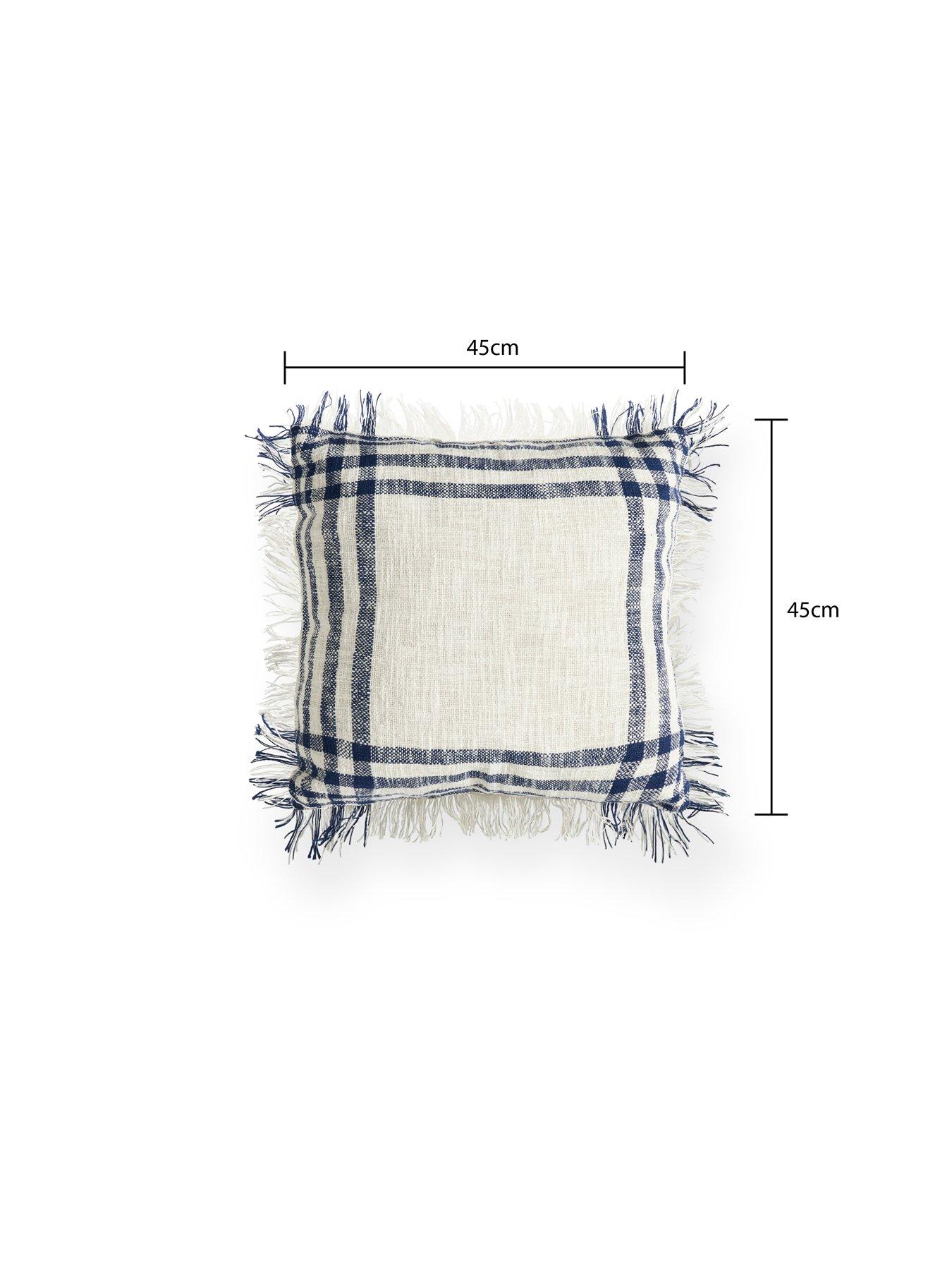 Image 6 of 6 of The Very Collection Tula Check Cushion