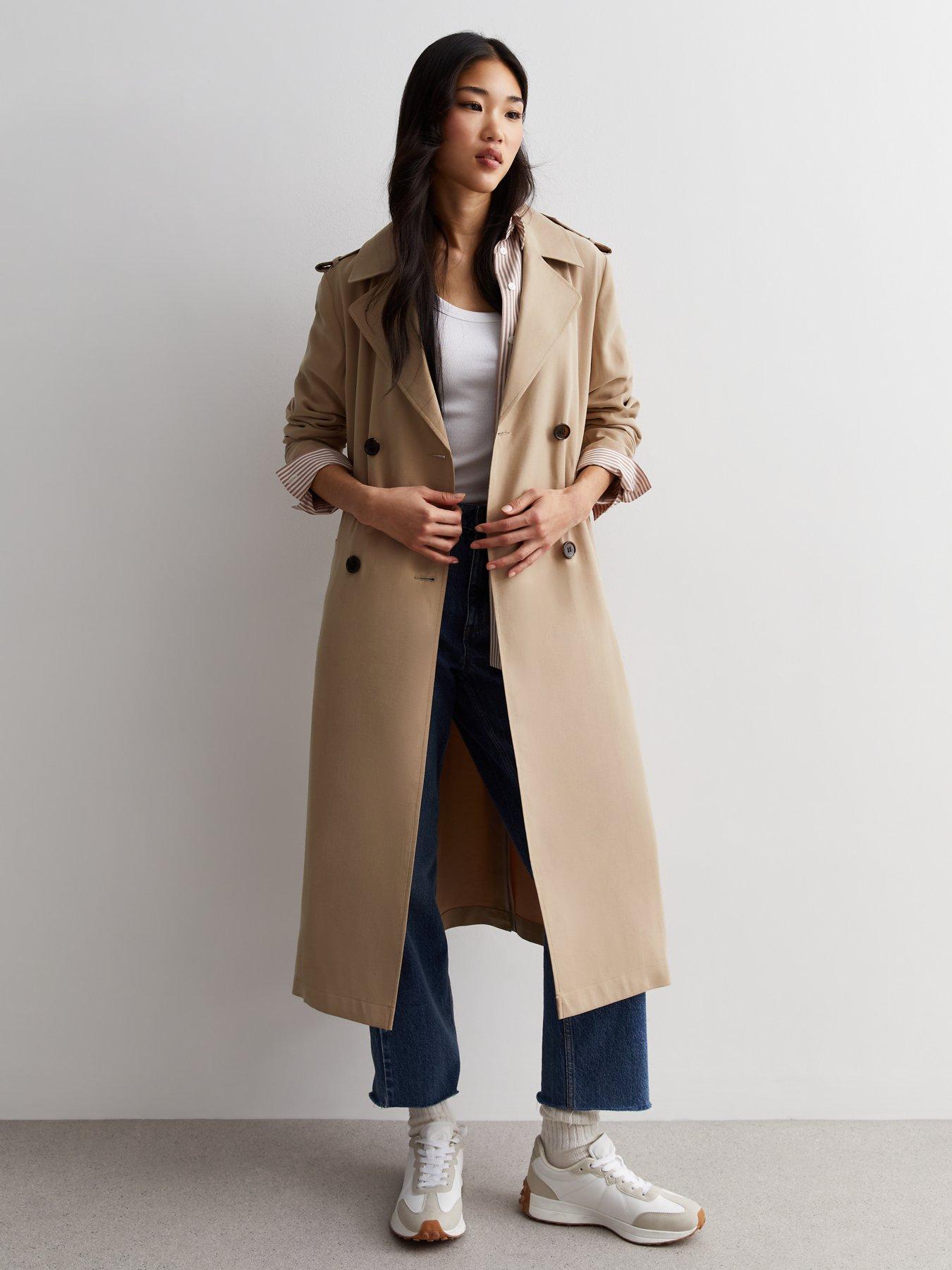 new-look-camel-belted-longline-trench-coat