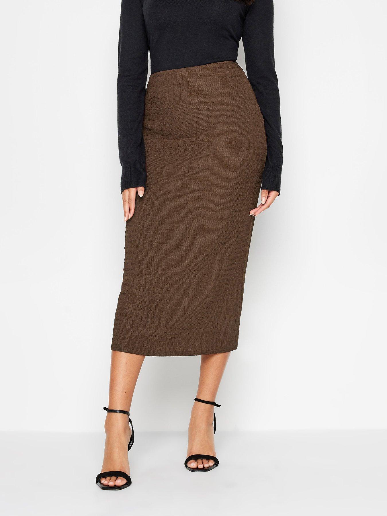 Midi pencil shop tube skirt