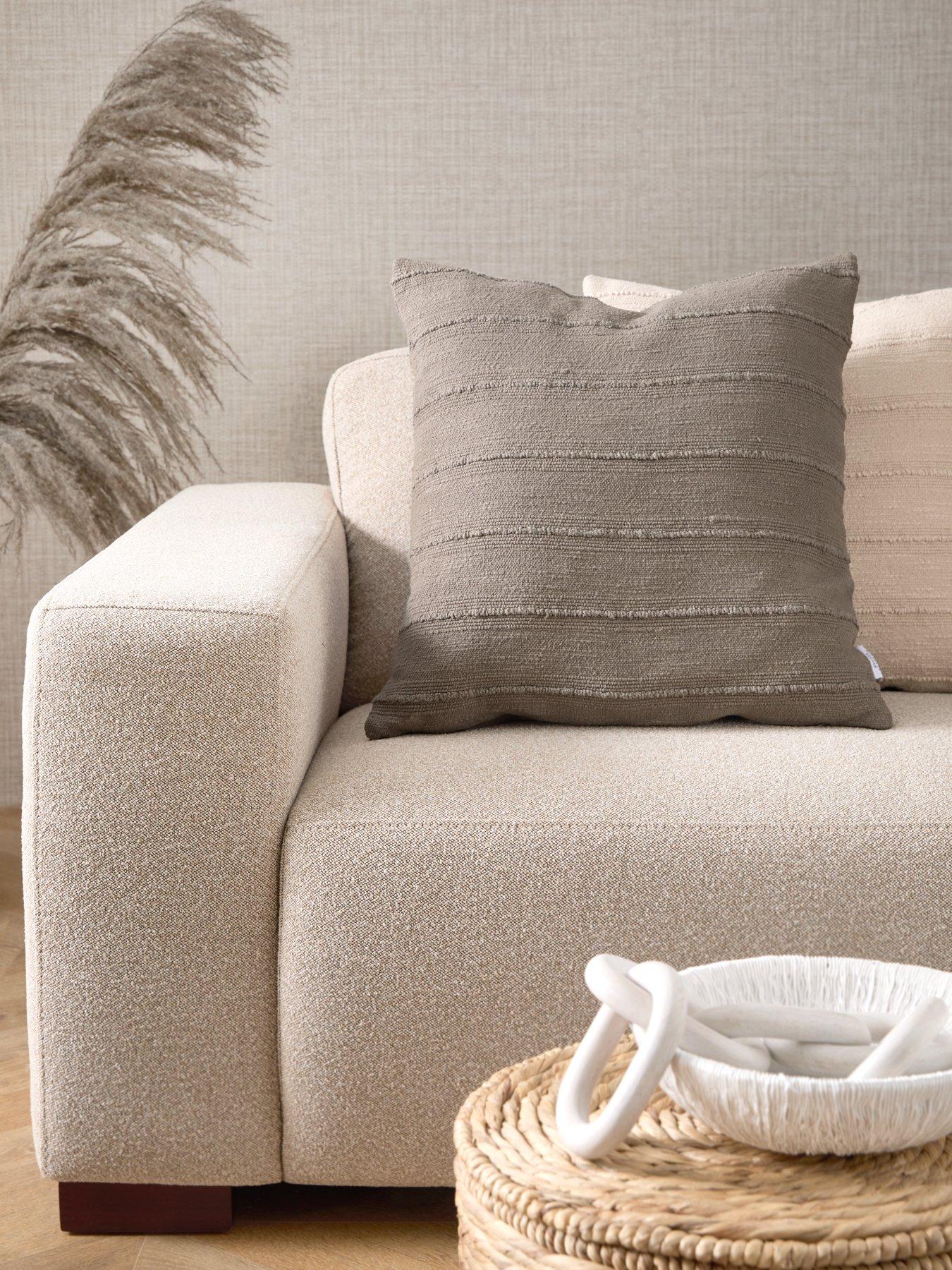 Michelle Keegan Home Laurent Cushion - Cream