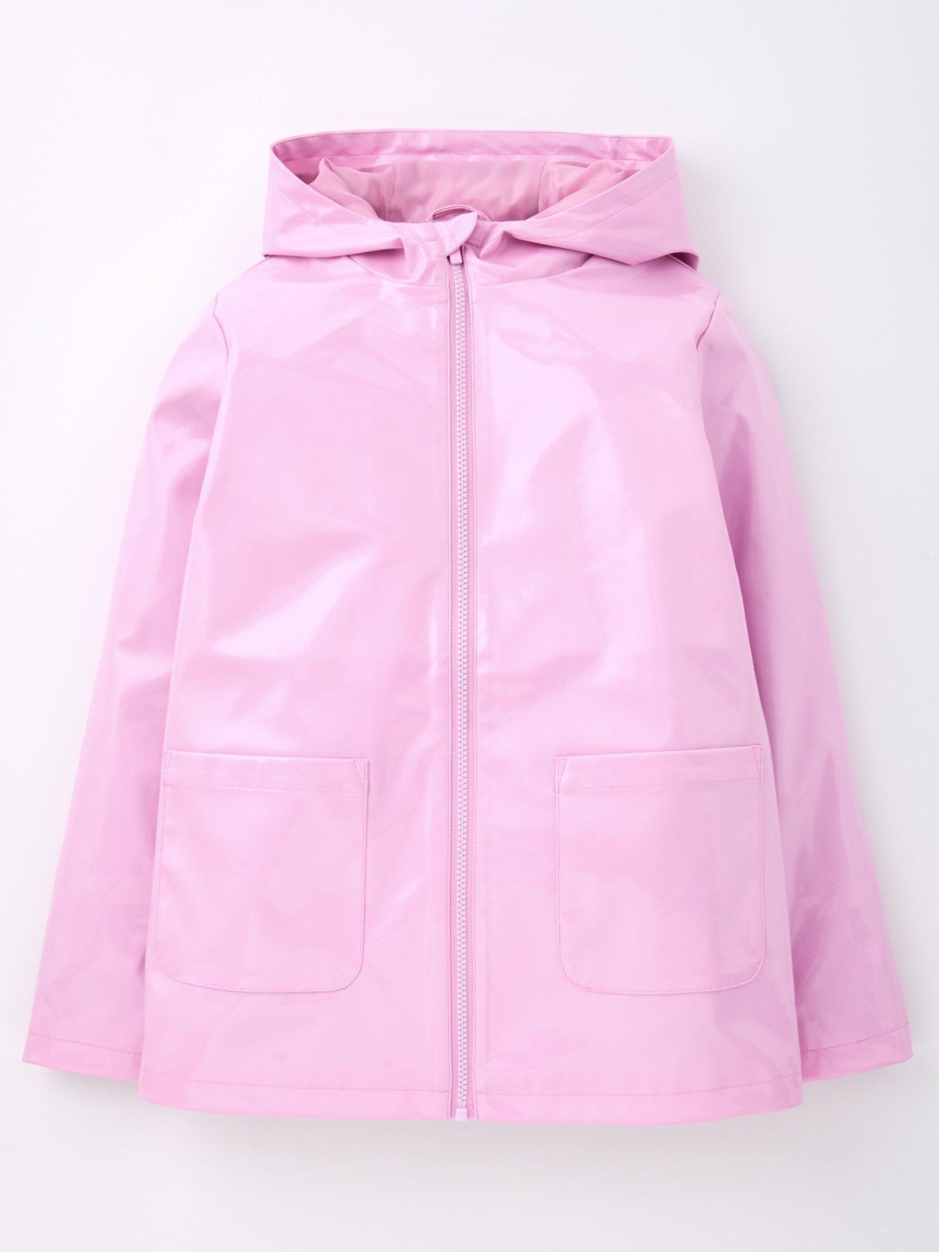 Girls pink rain mac on sale