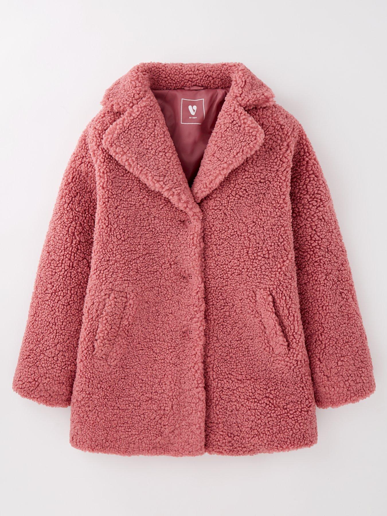 v-by-very-girls-pink-borg-coat