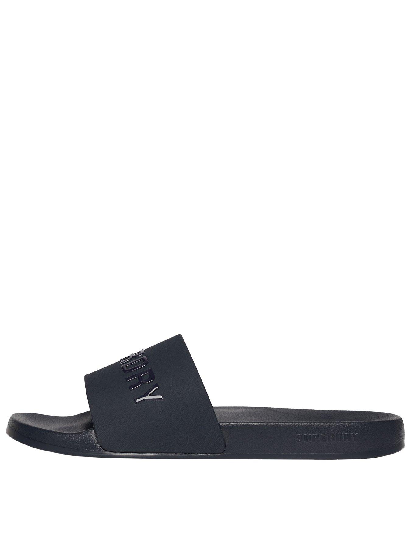 superdry-vegan-logo-pool-sliders-black