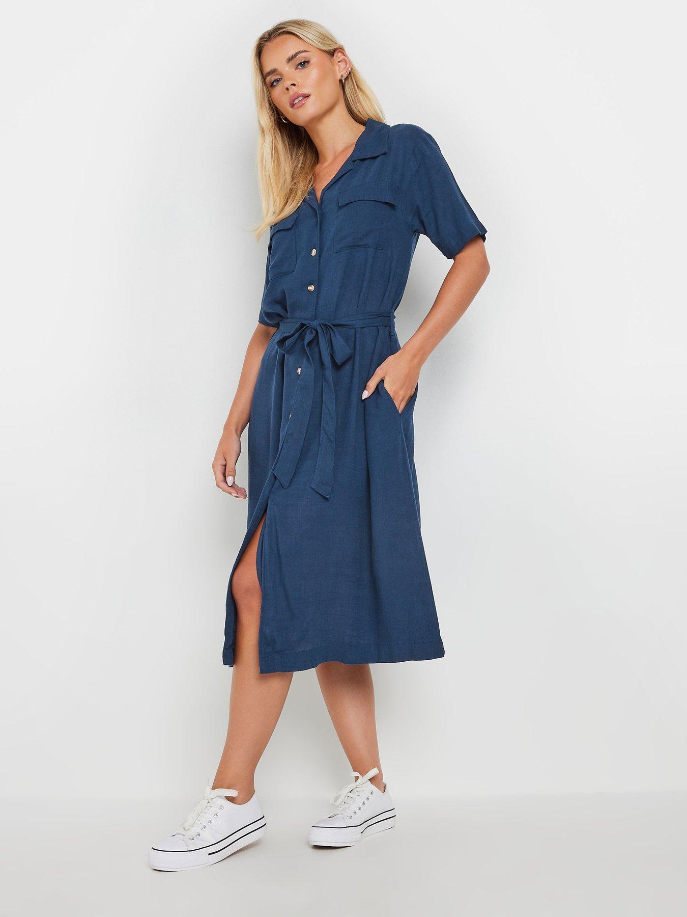 mco-petite-navy-linen-shirt-dressback