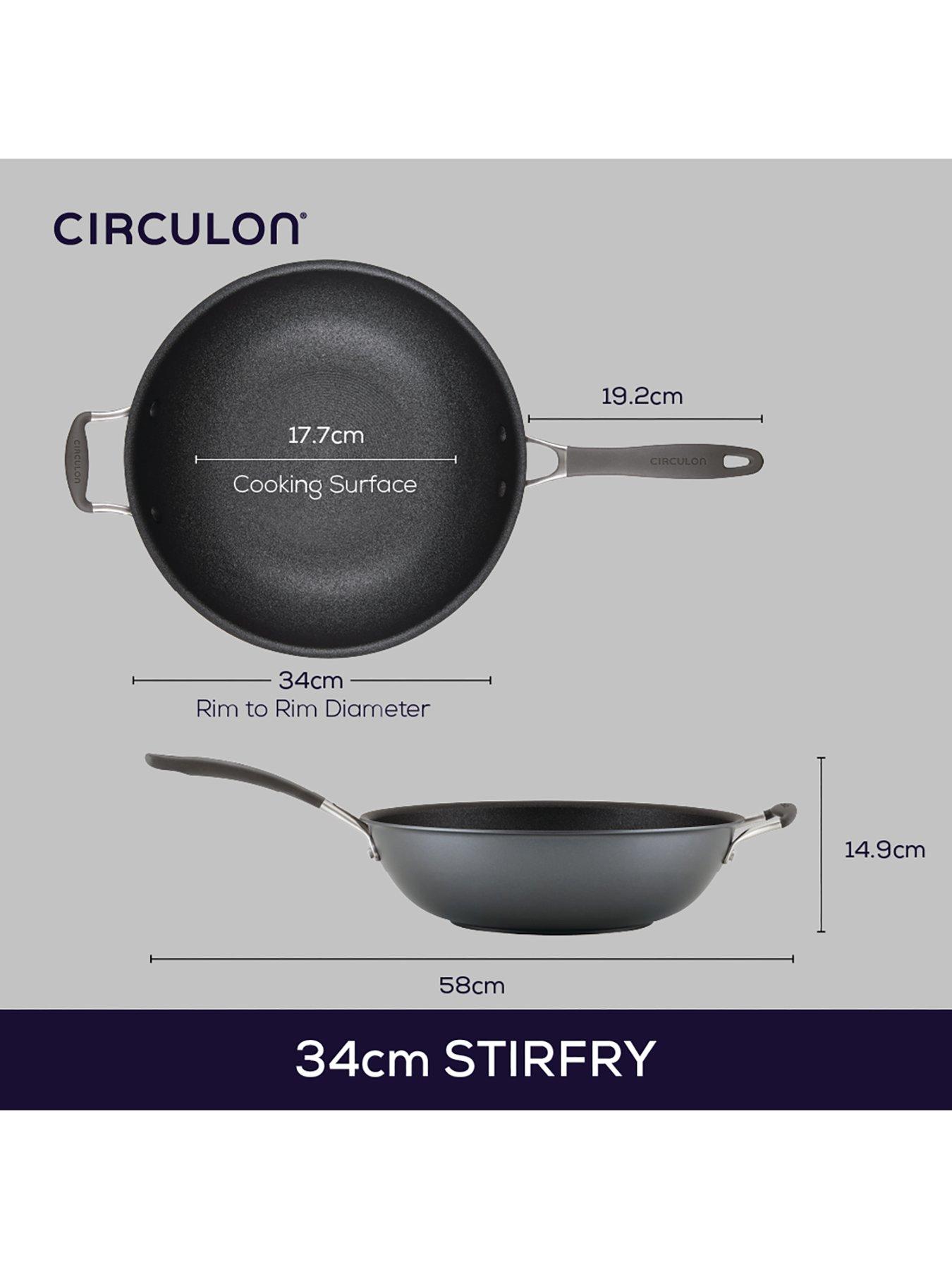 Image 7 of 8 of Circulon Circulon A1 Scratch Defense Stir Fry Pan - 34cm