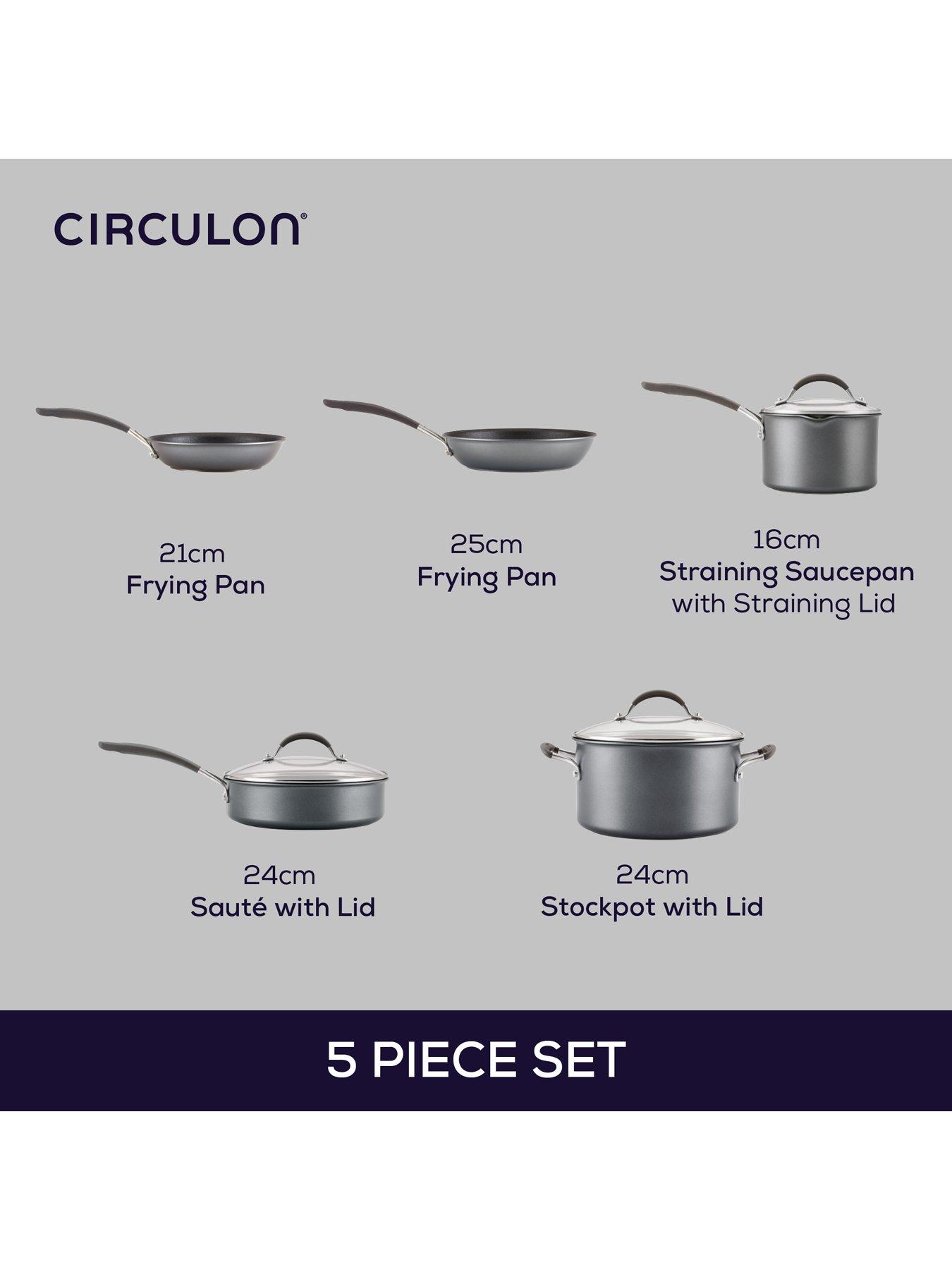 Image 7 of 7 of Circulon ScratchDefence A1 5-Piece Pan Set