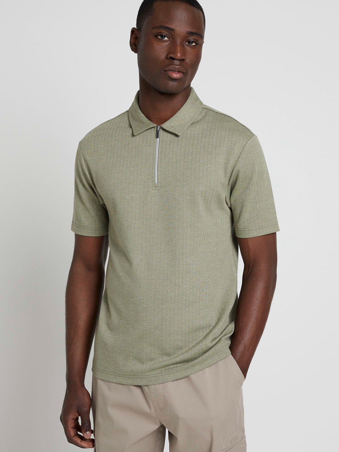 Mens long sleeve polo clearance sale